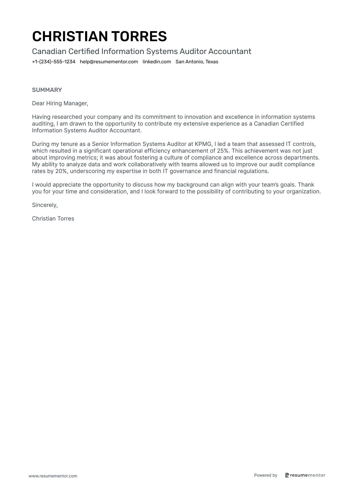 Canadian Certified Information Systems Auditor Accountant