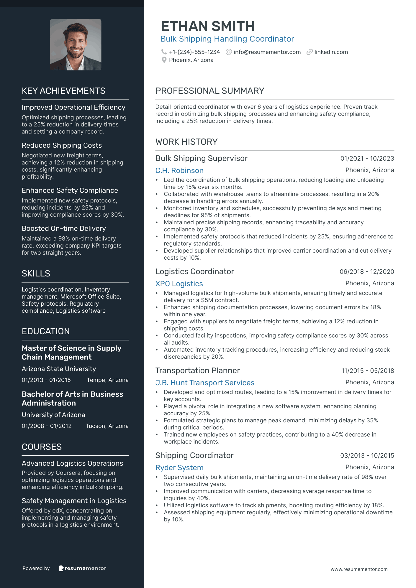 Bulk Shipping Handling Coordinator