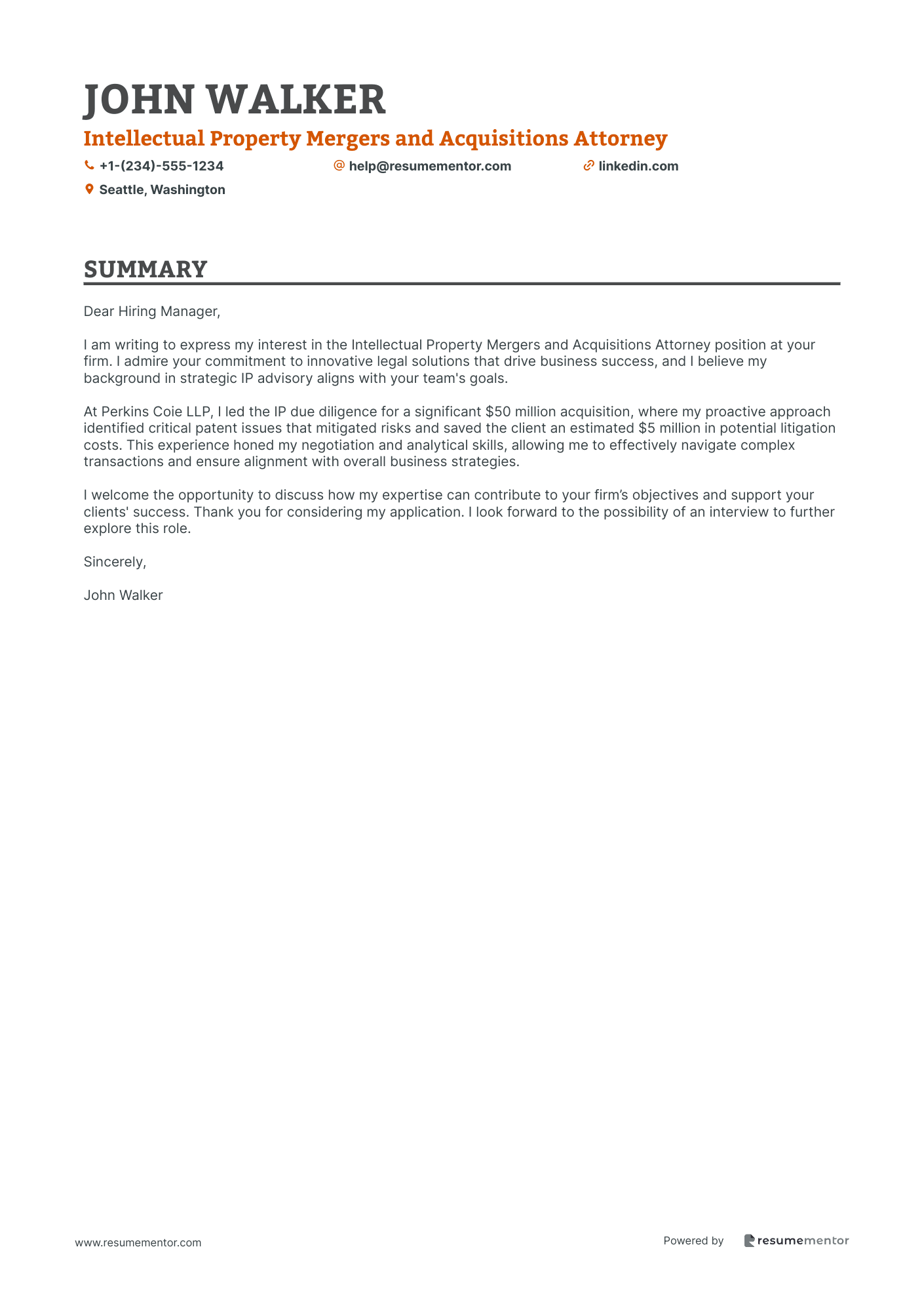 Intellectual Property Mergers and Acquisitions Attorney
