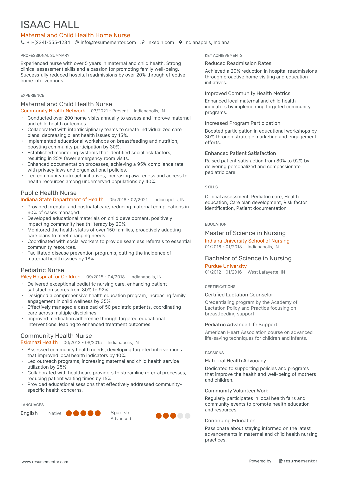 Maternal and Child Health Home Nurse