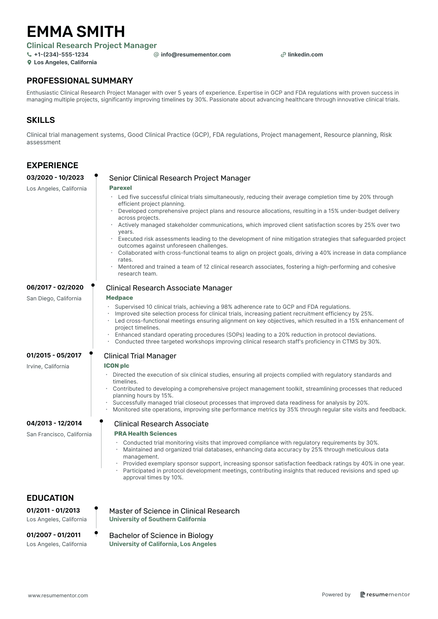 Clinical Research Project Manager