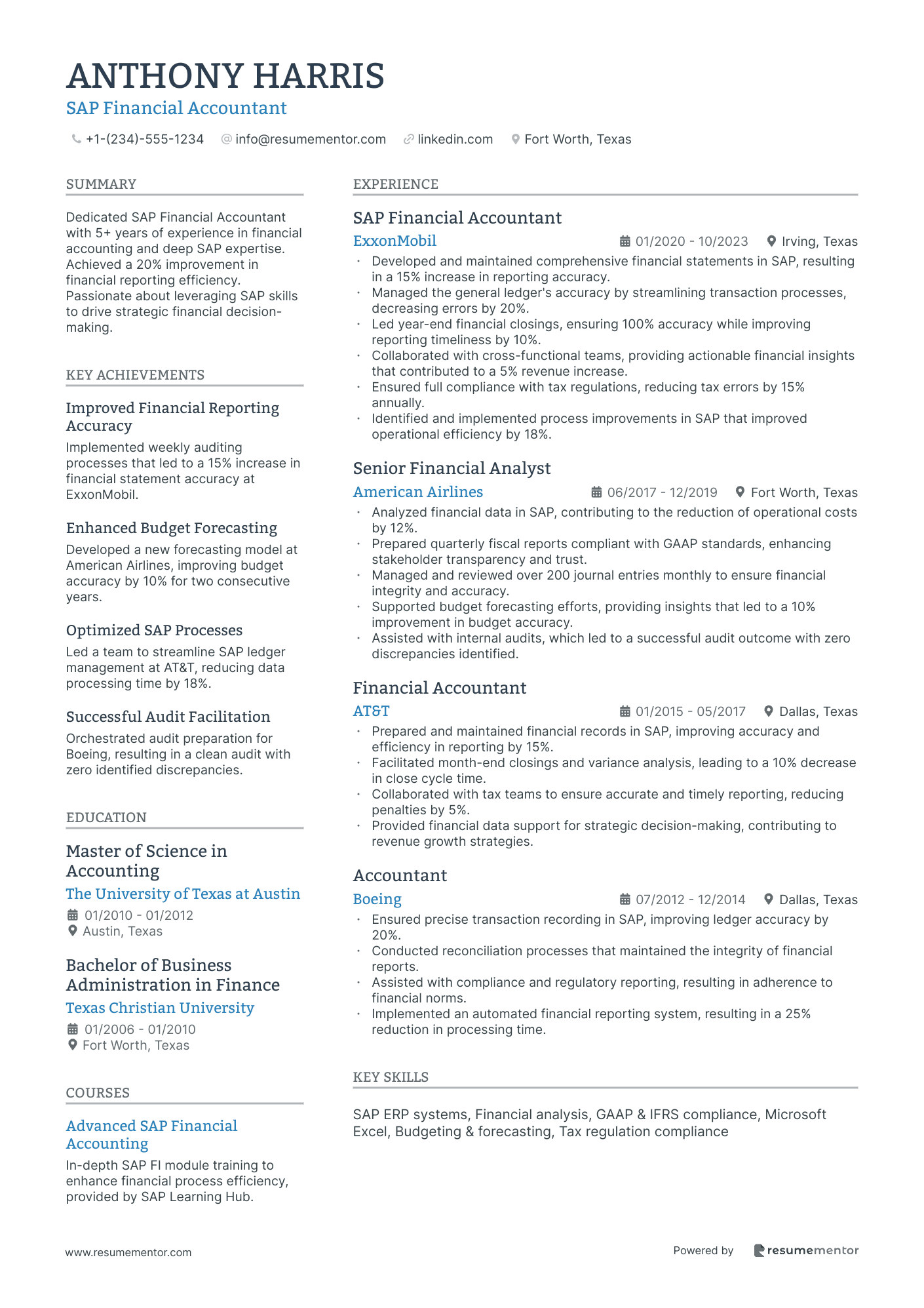 SAP Financial Accountant