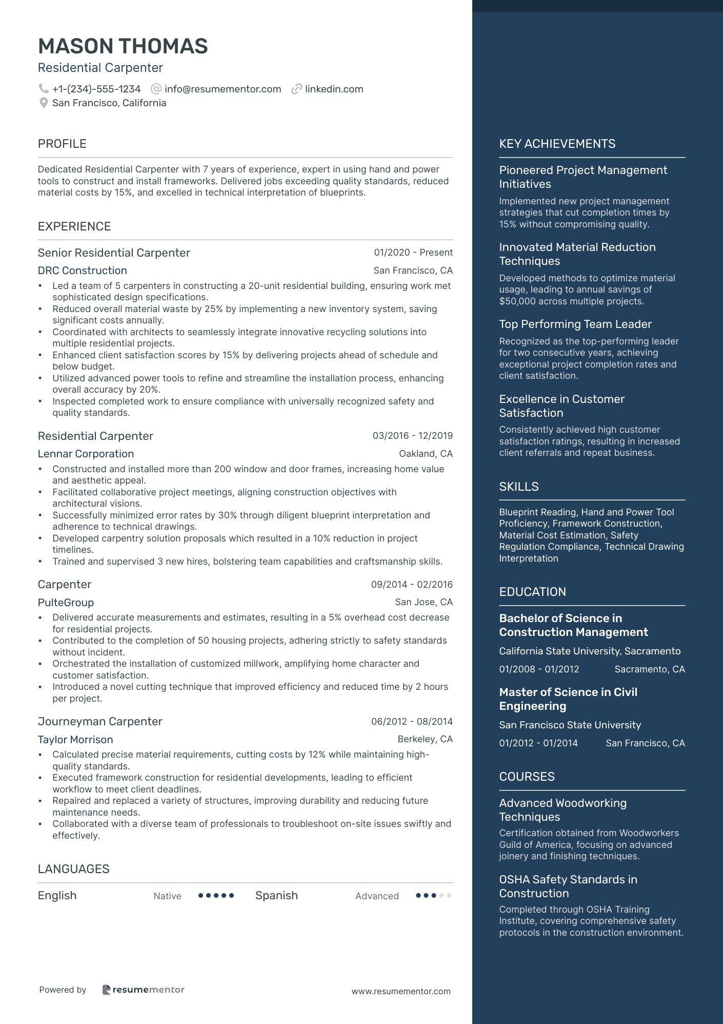 Residential Carpenter