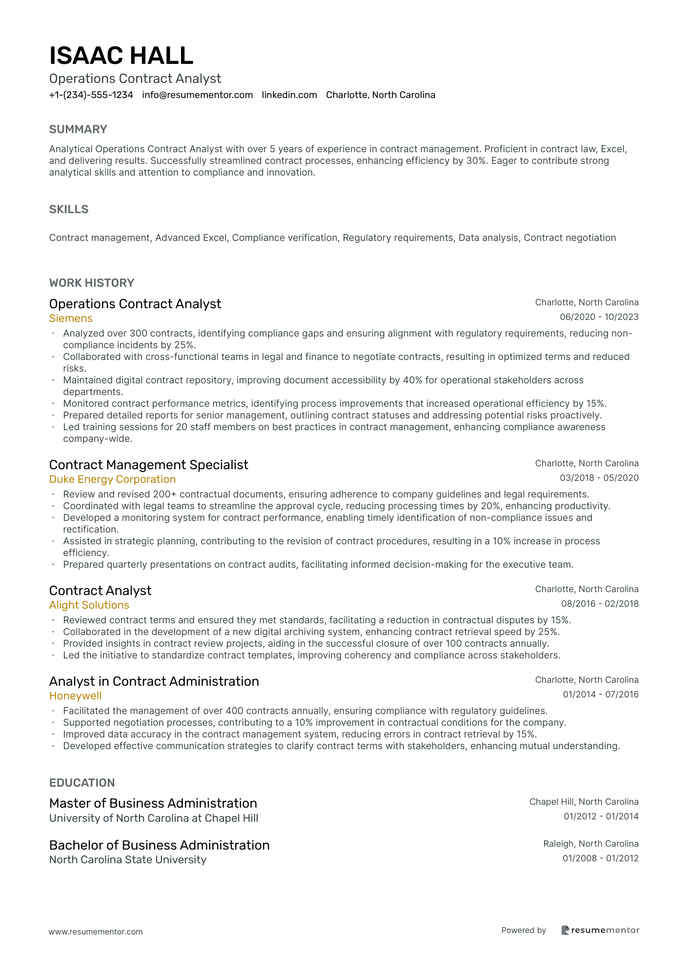 Operations Contract Analyst