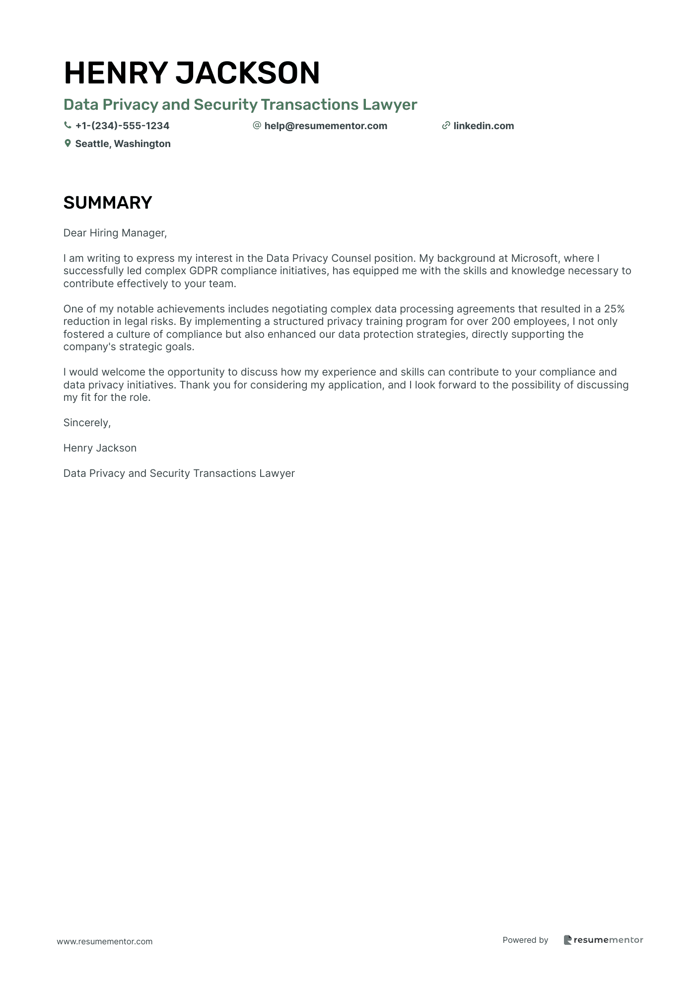 Data Privacy and Security Transactions Lawyer