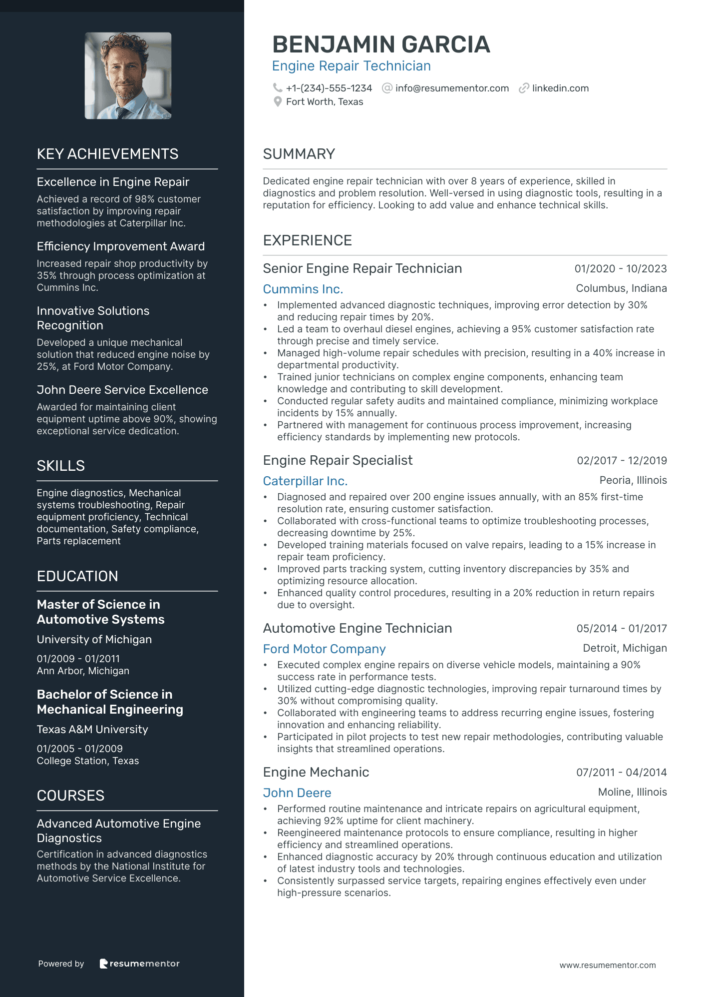 Engine Repair Technician