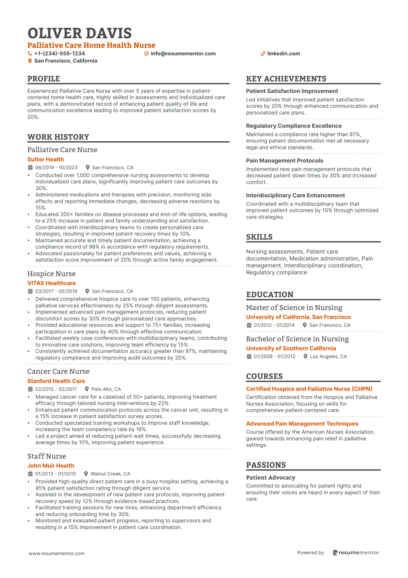 Palliative Care Home Health Nurse