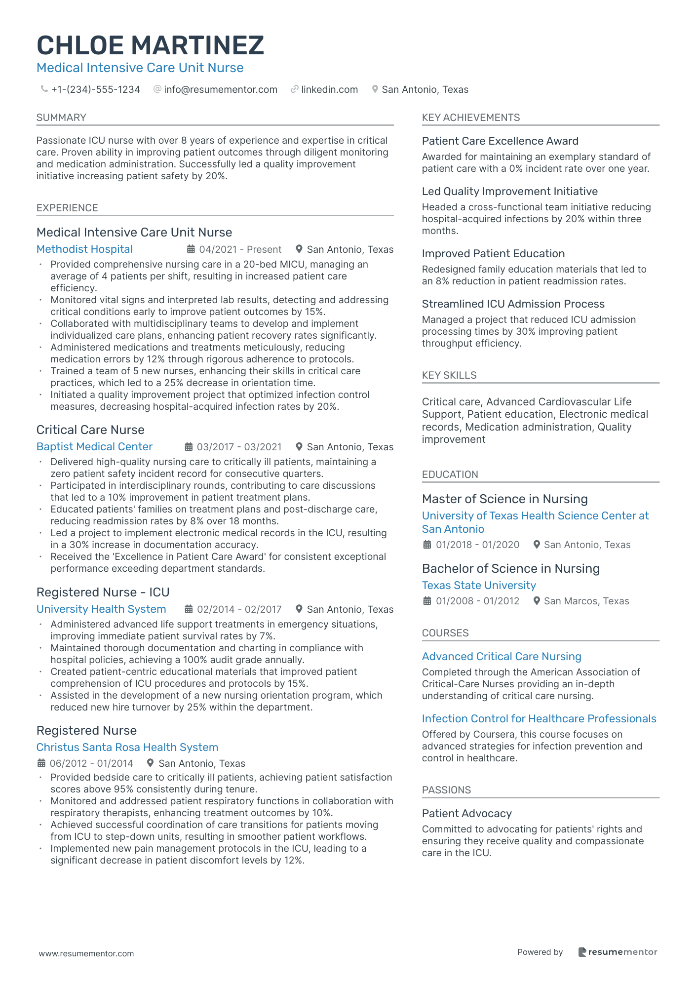 Medical Intensive Care Unit Nurse