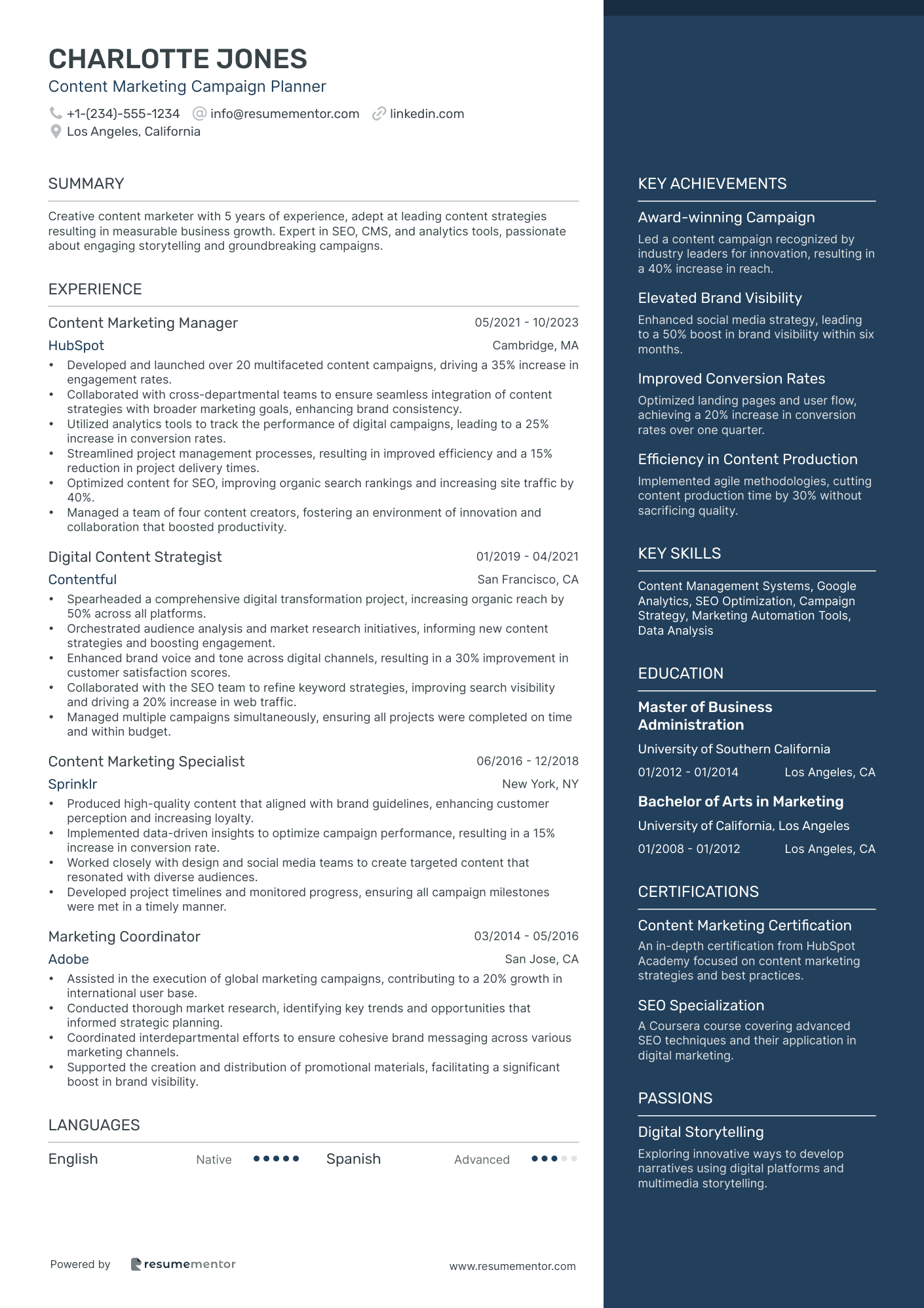 Content Marketing Campaign Planner