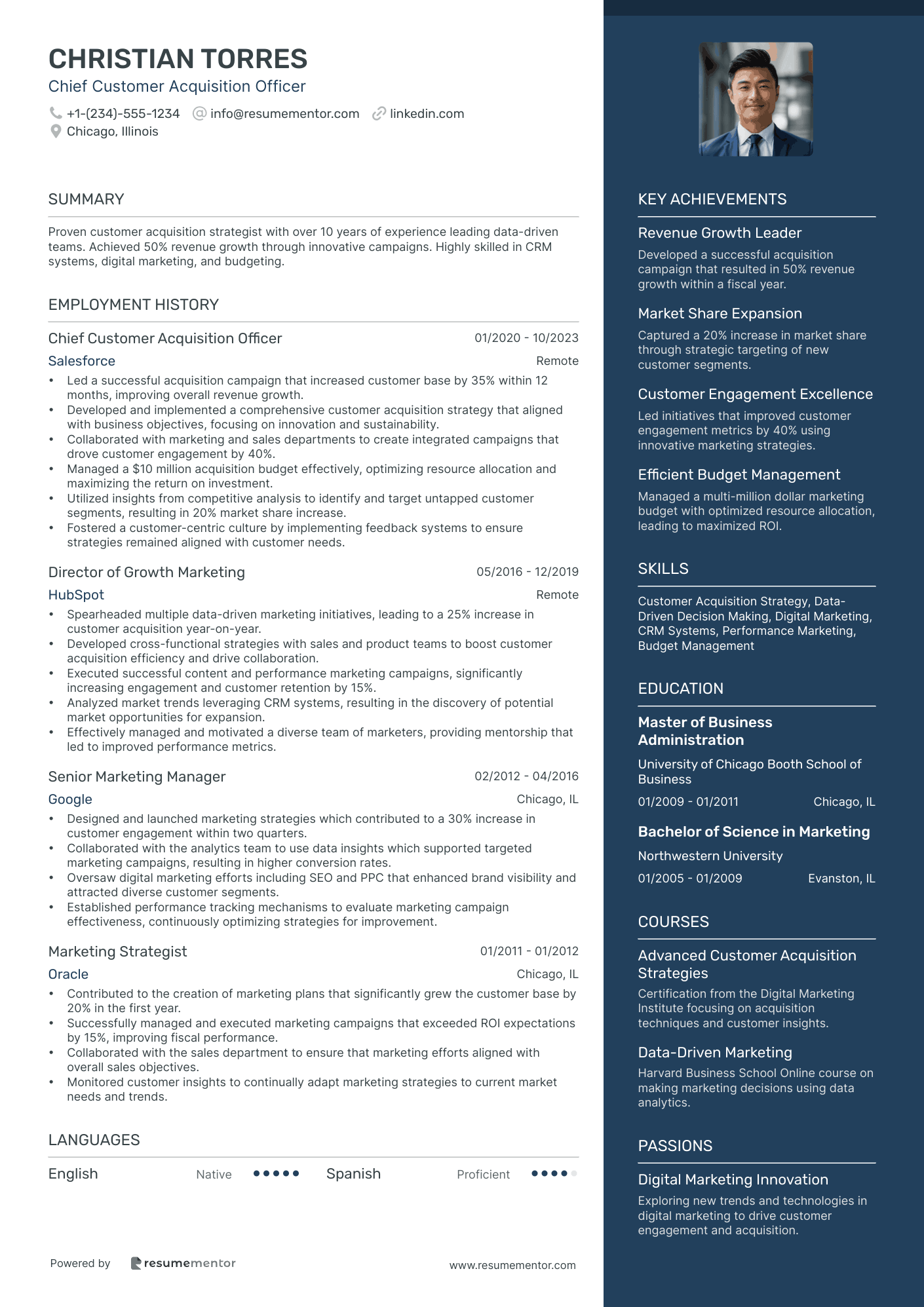 Chief Customer Acquisition Officer
