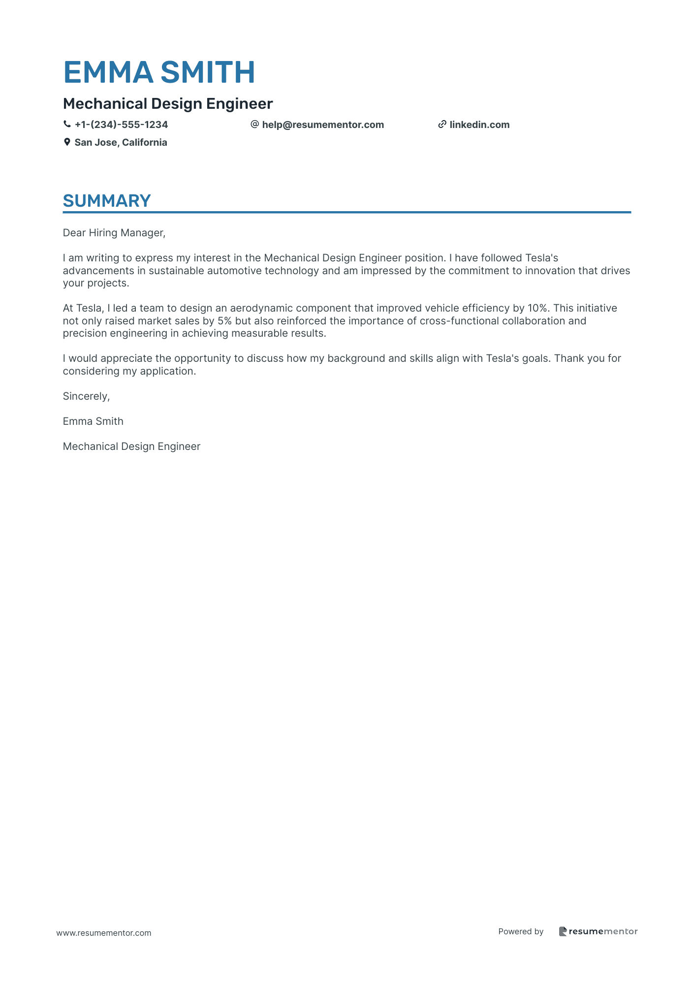 Mechanical Design Engineer