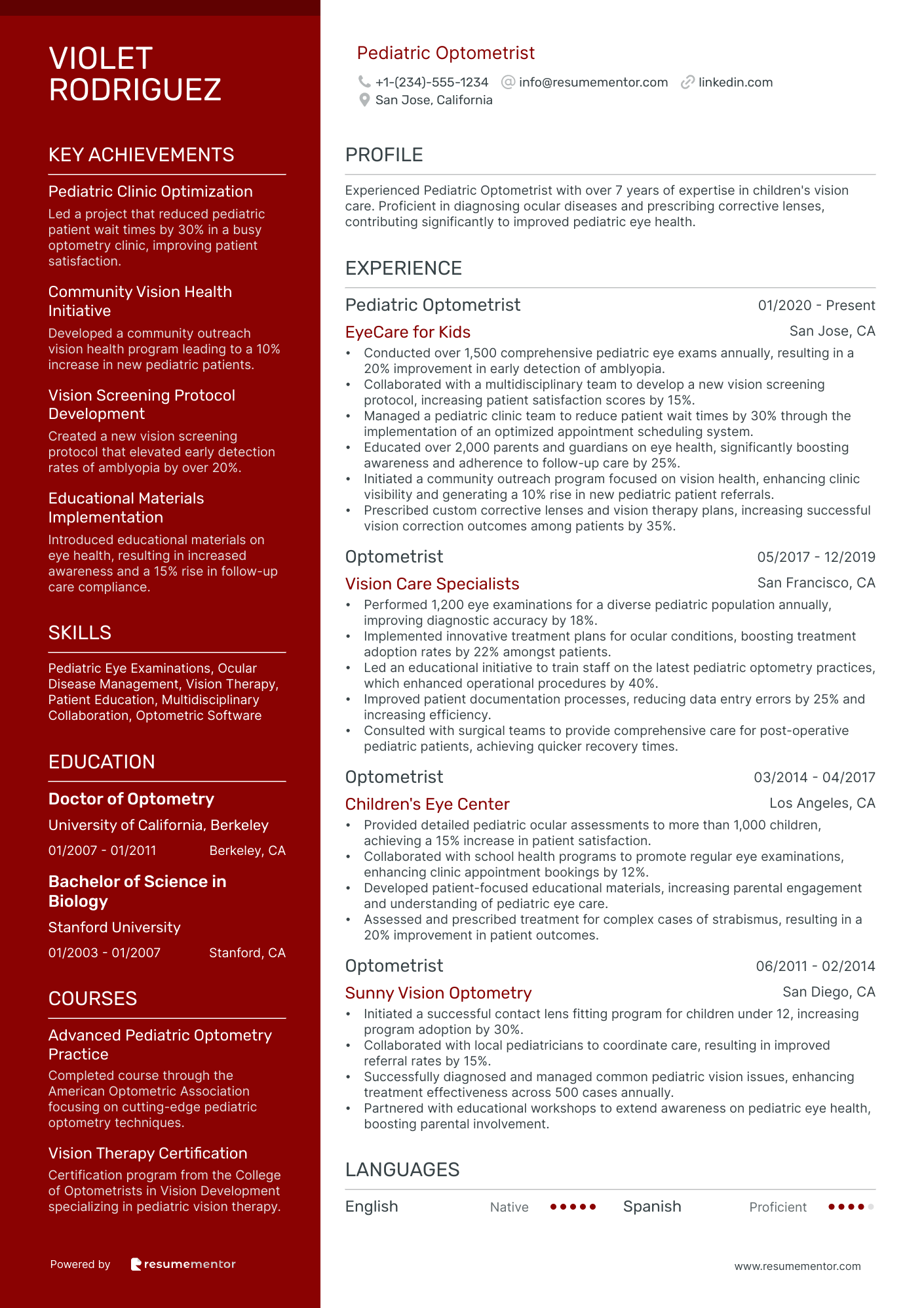 Pediatric Optometrist