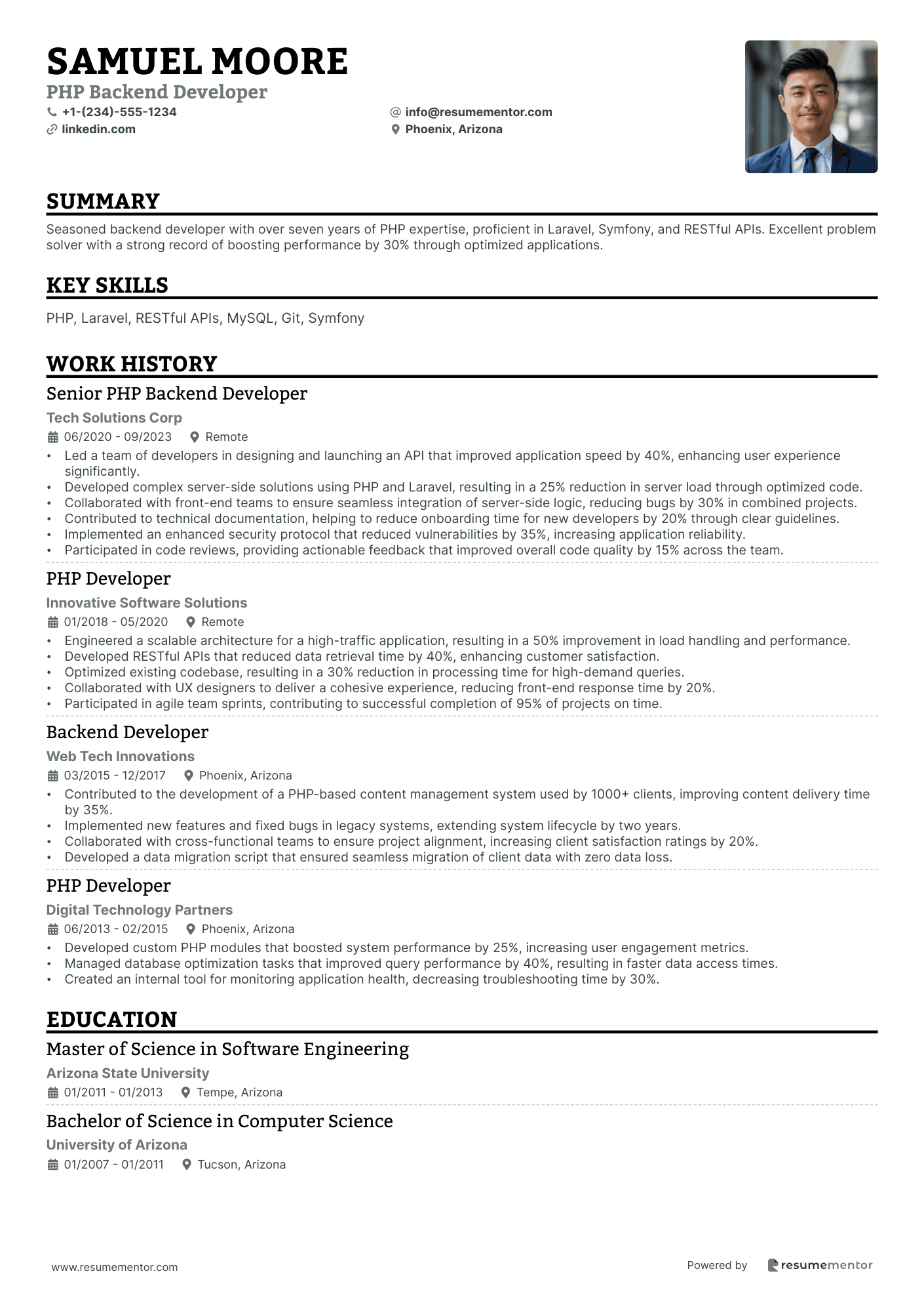 PHP Backend Developer