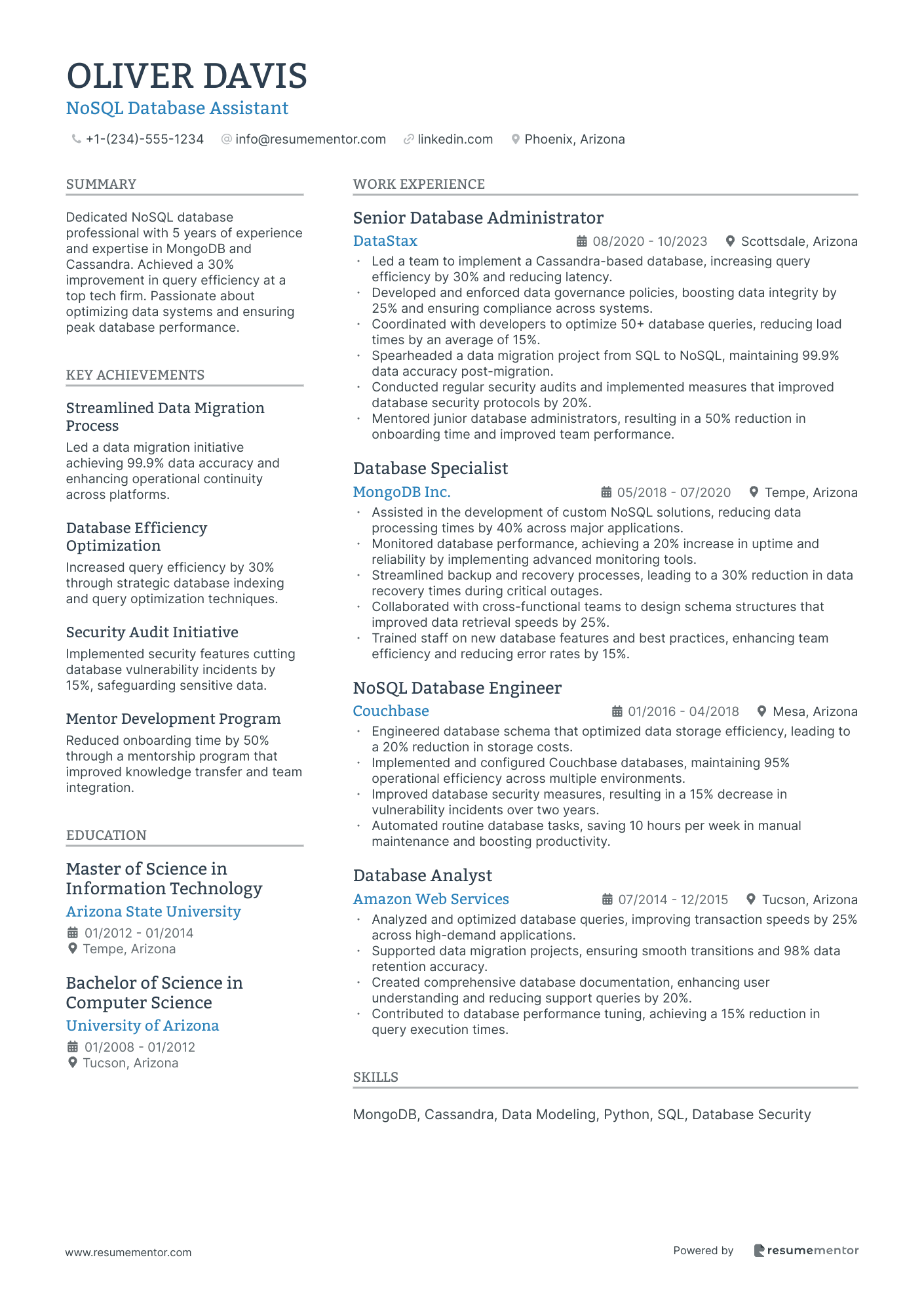 NoSQL Database Assistant