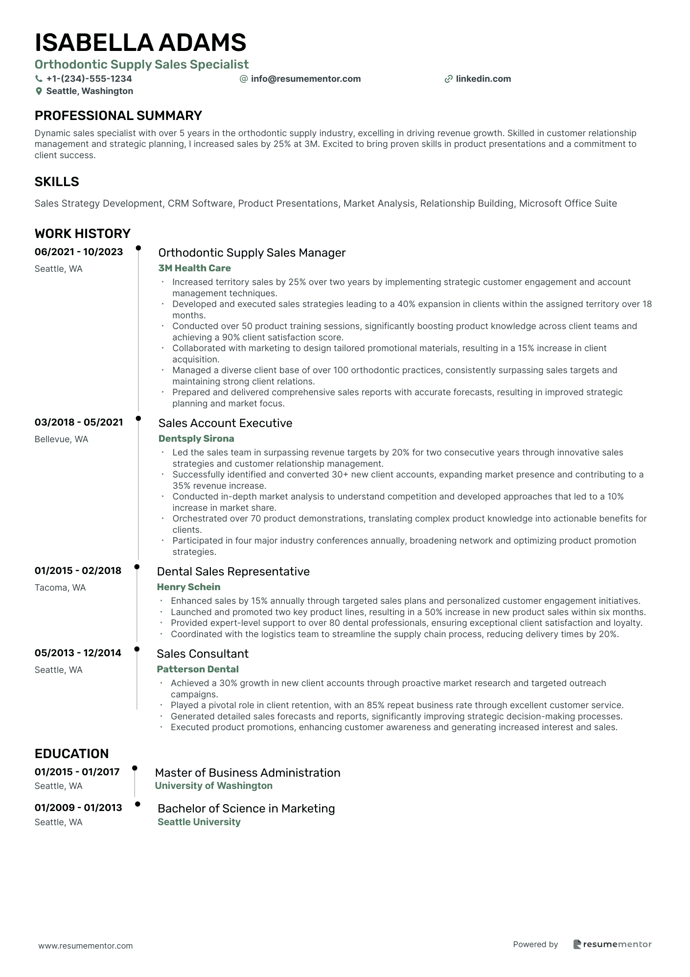 Orthodontic Supply Sales Specialist