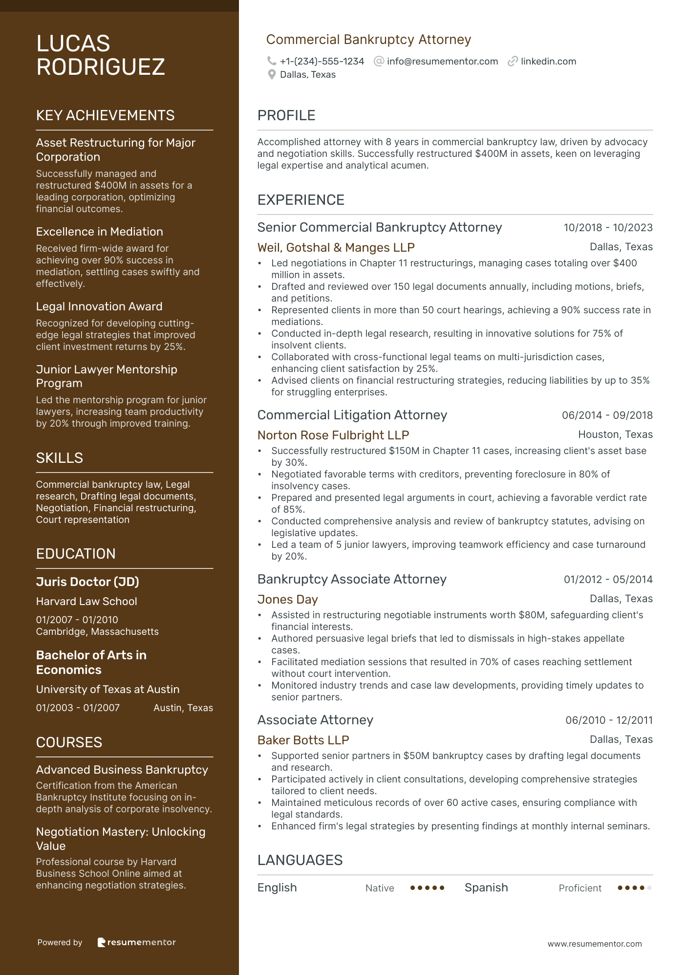 Commercial Bankruptcy Attorney