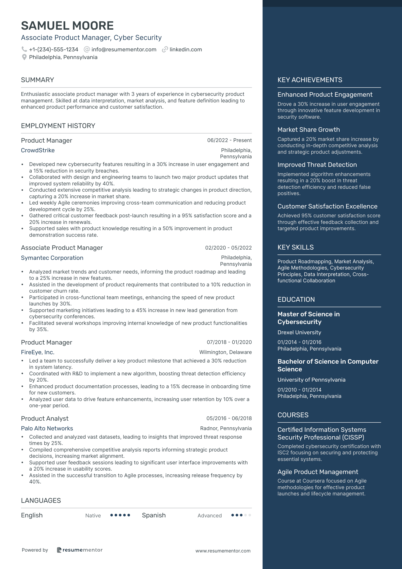 Associate Product Manager, Cyber Security
