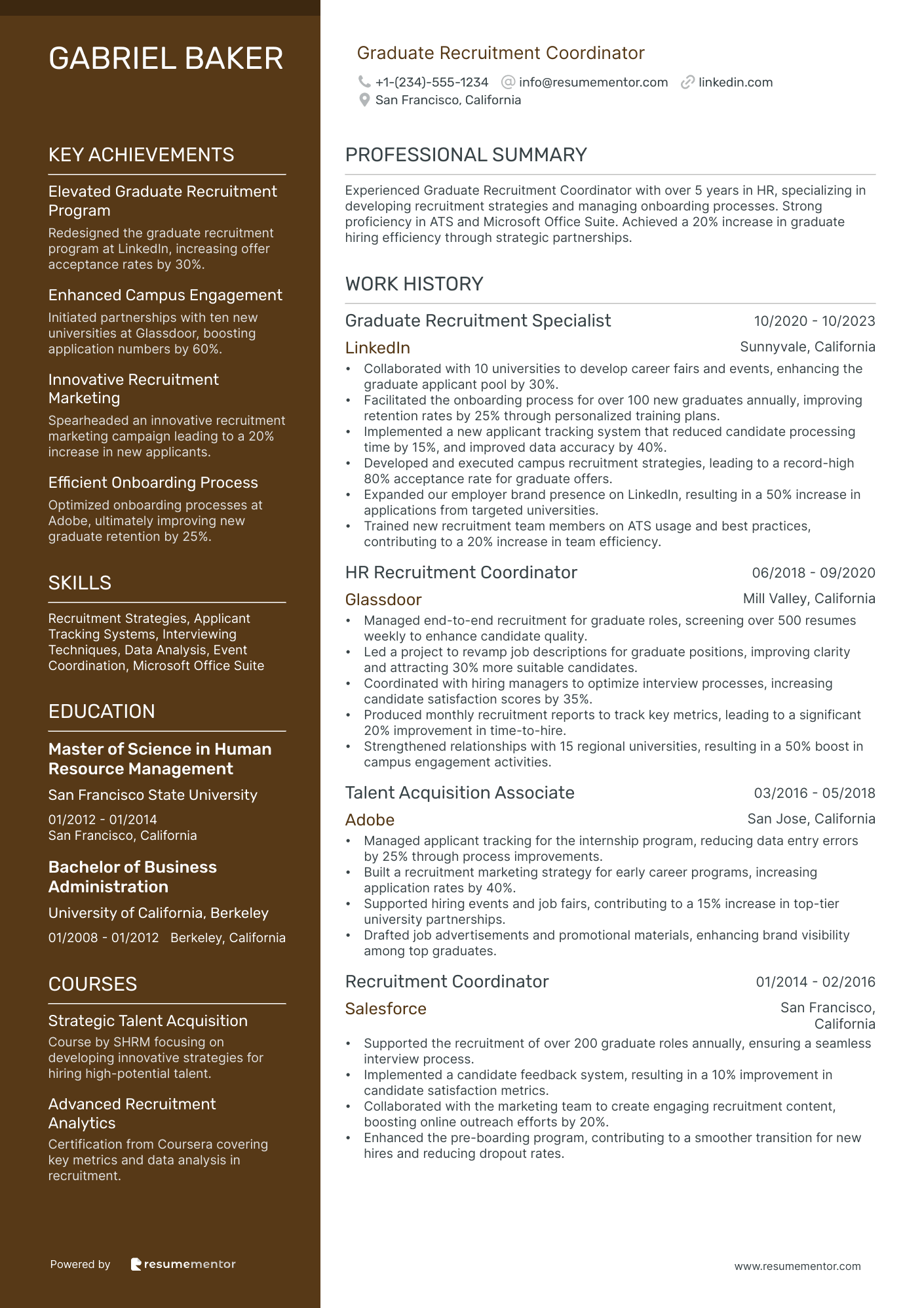 Graduate Recruitment Coordinator