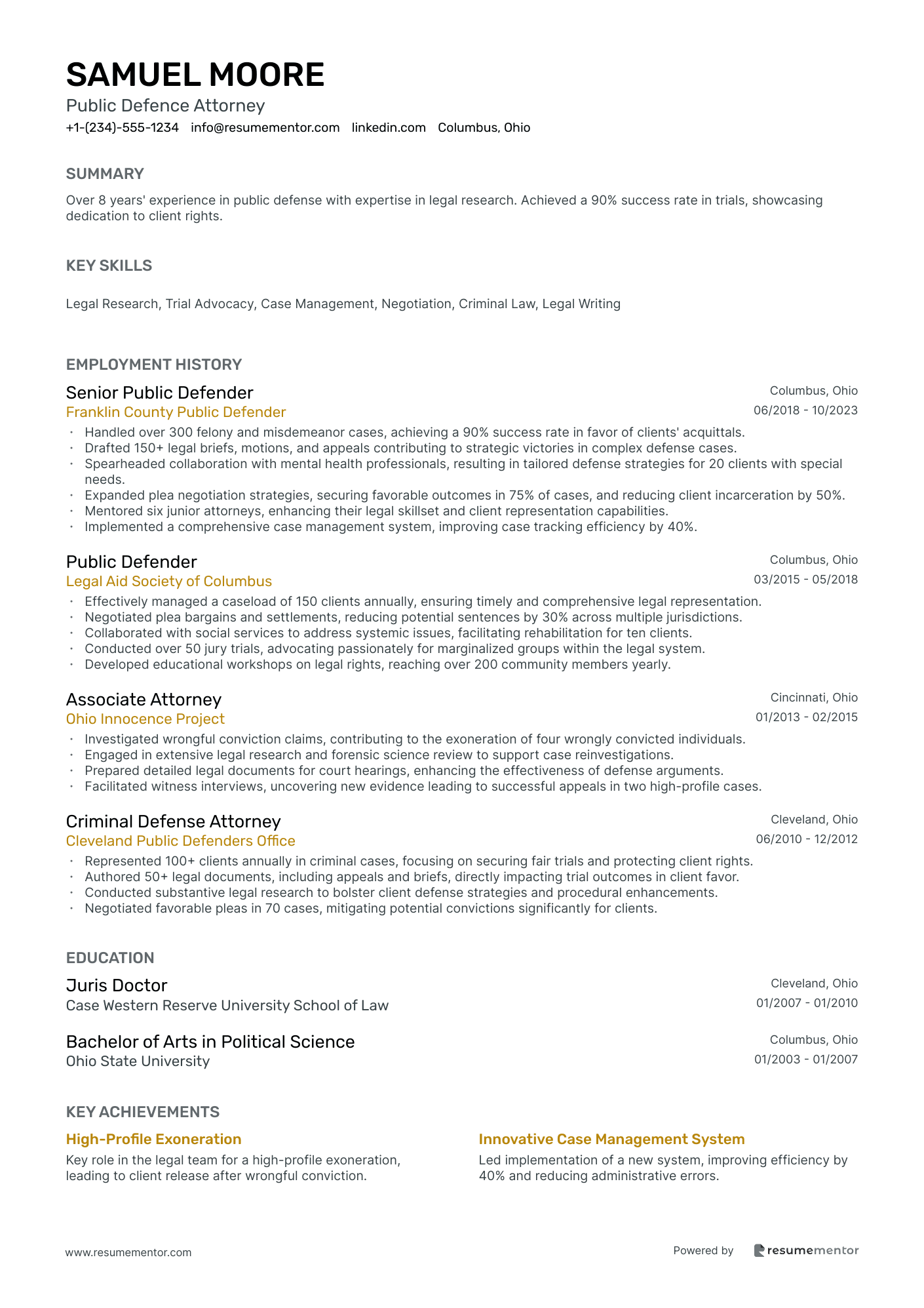 Public Defence Attorney