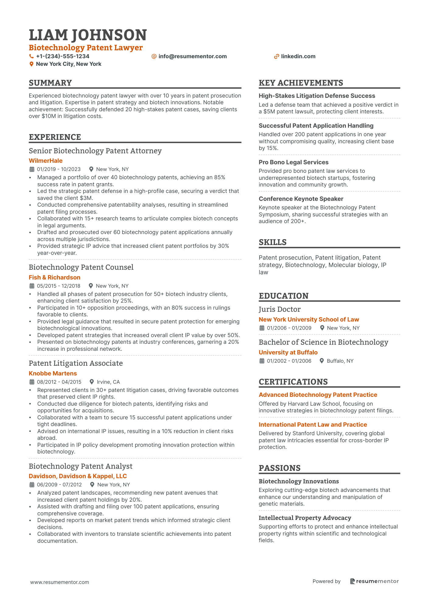 Biotechnology Patent Lawyer