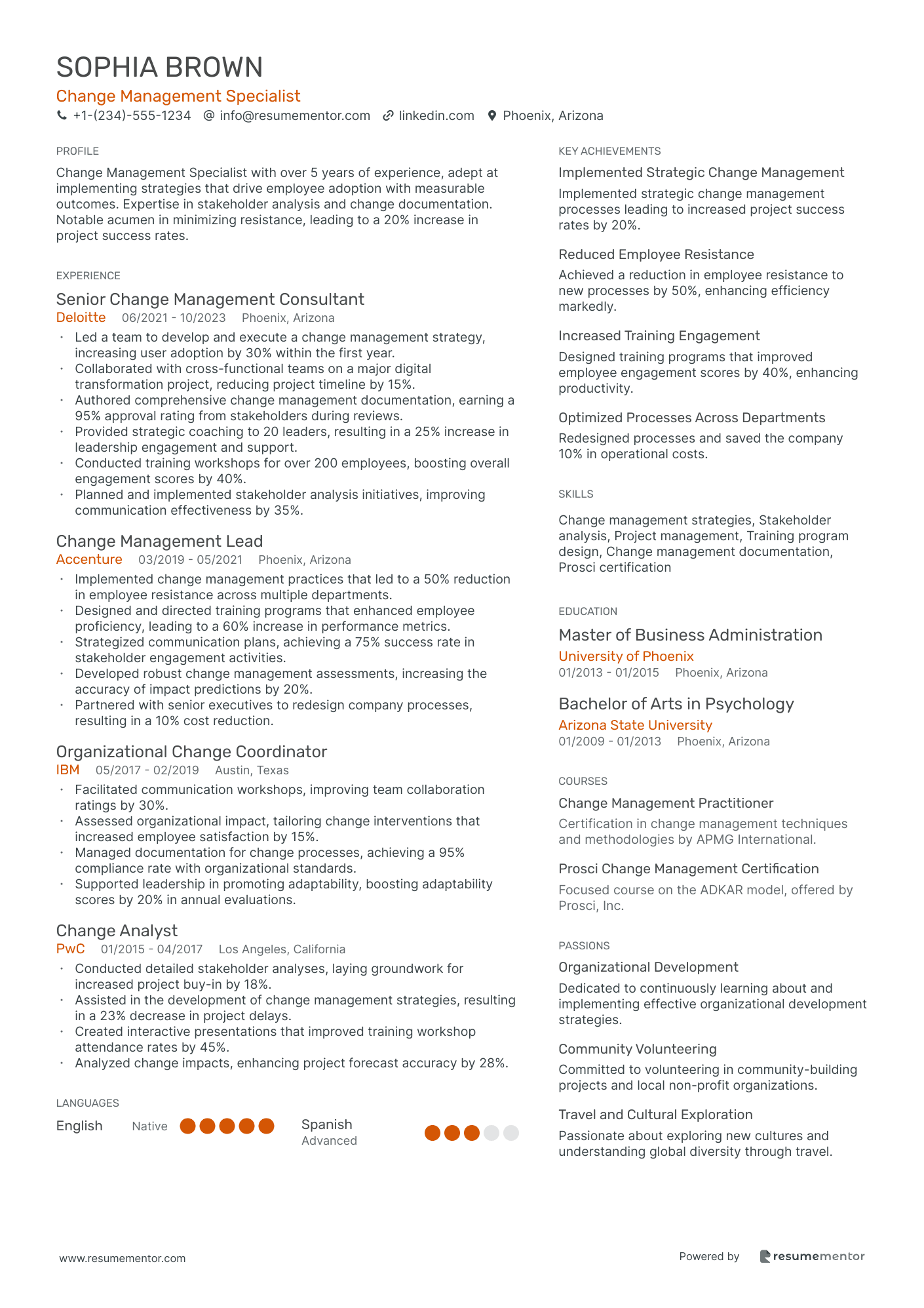 Change Management Specialist