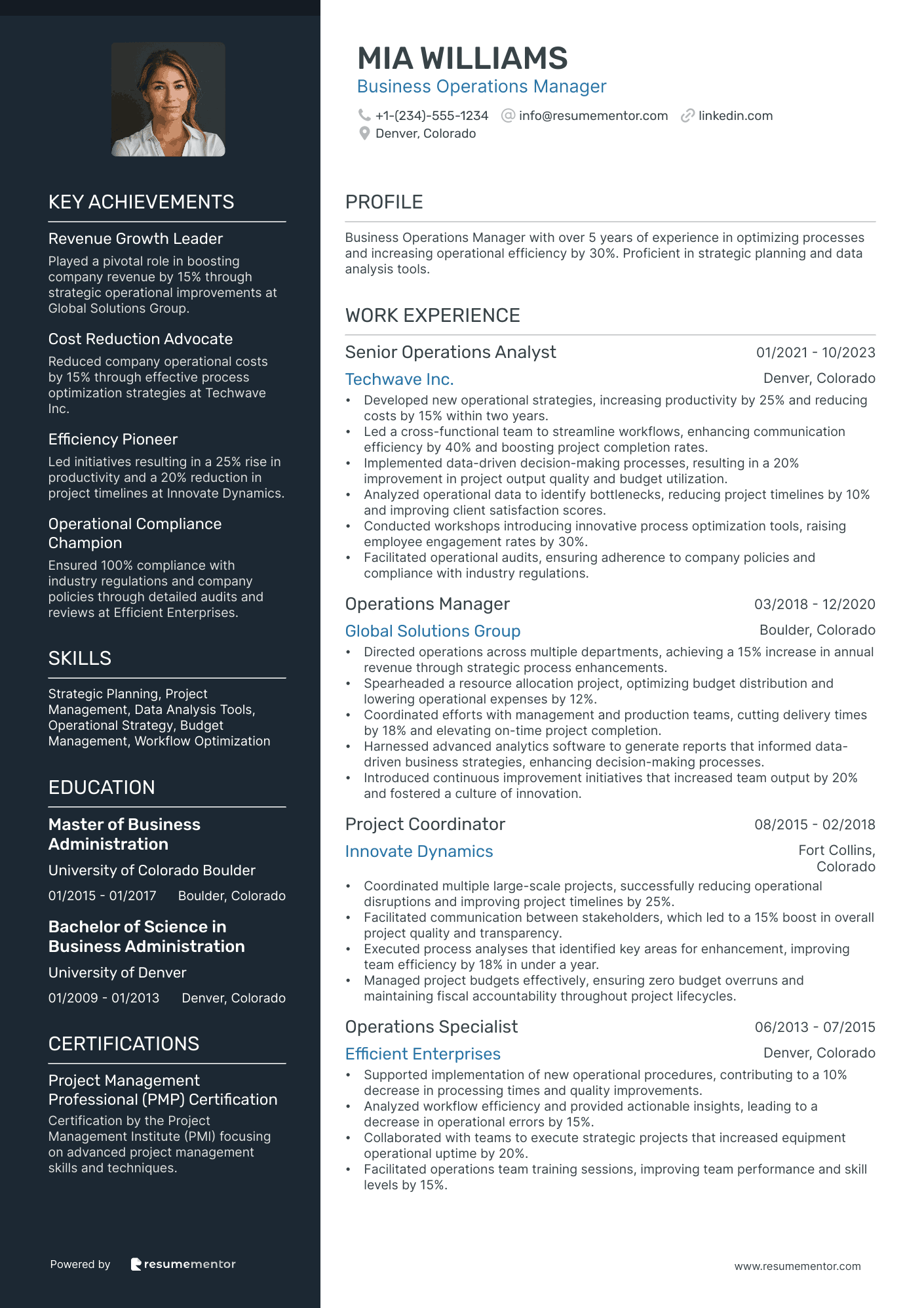 Business Operations Manager