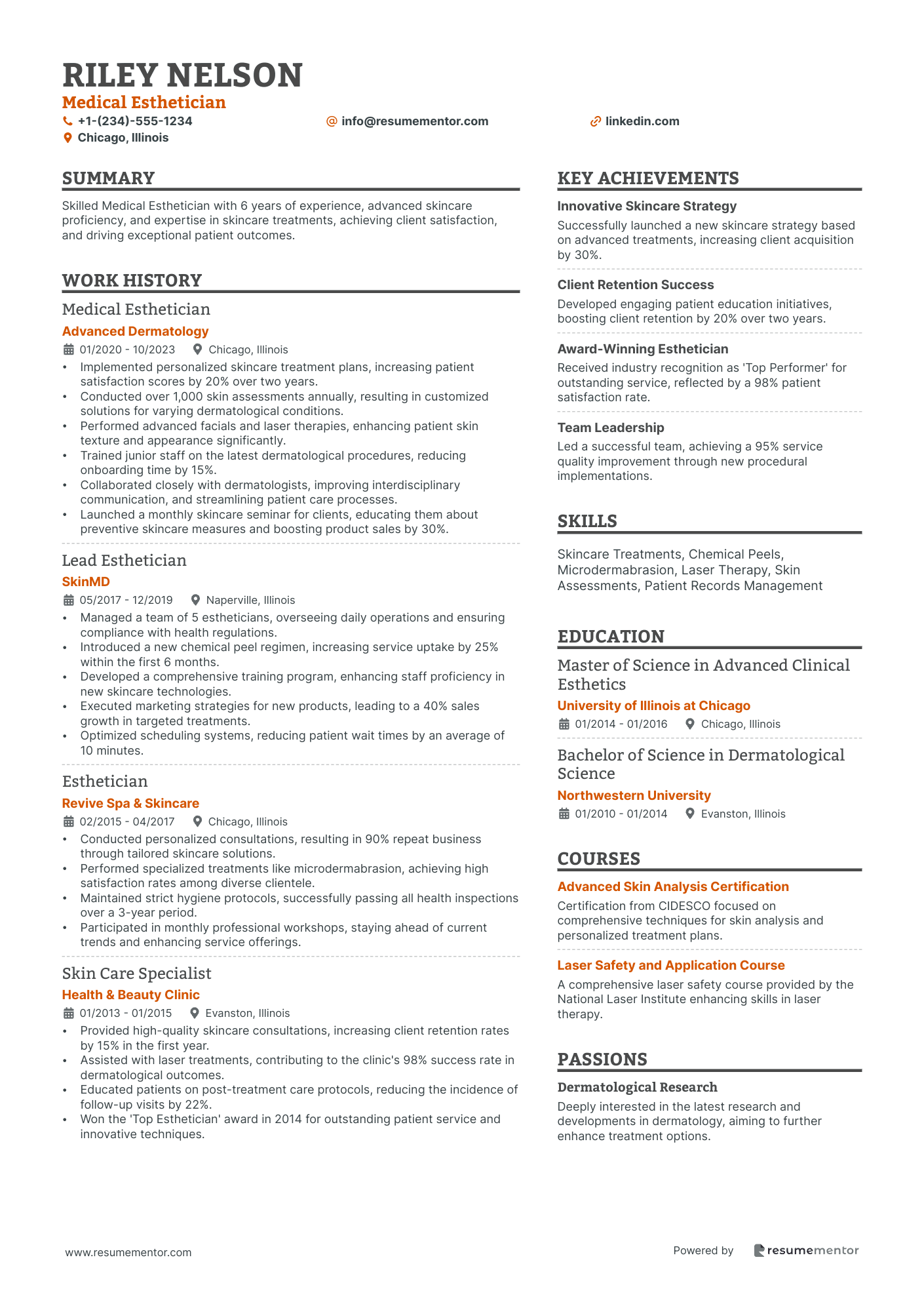 Medical Esthetician