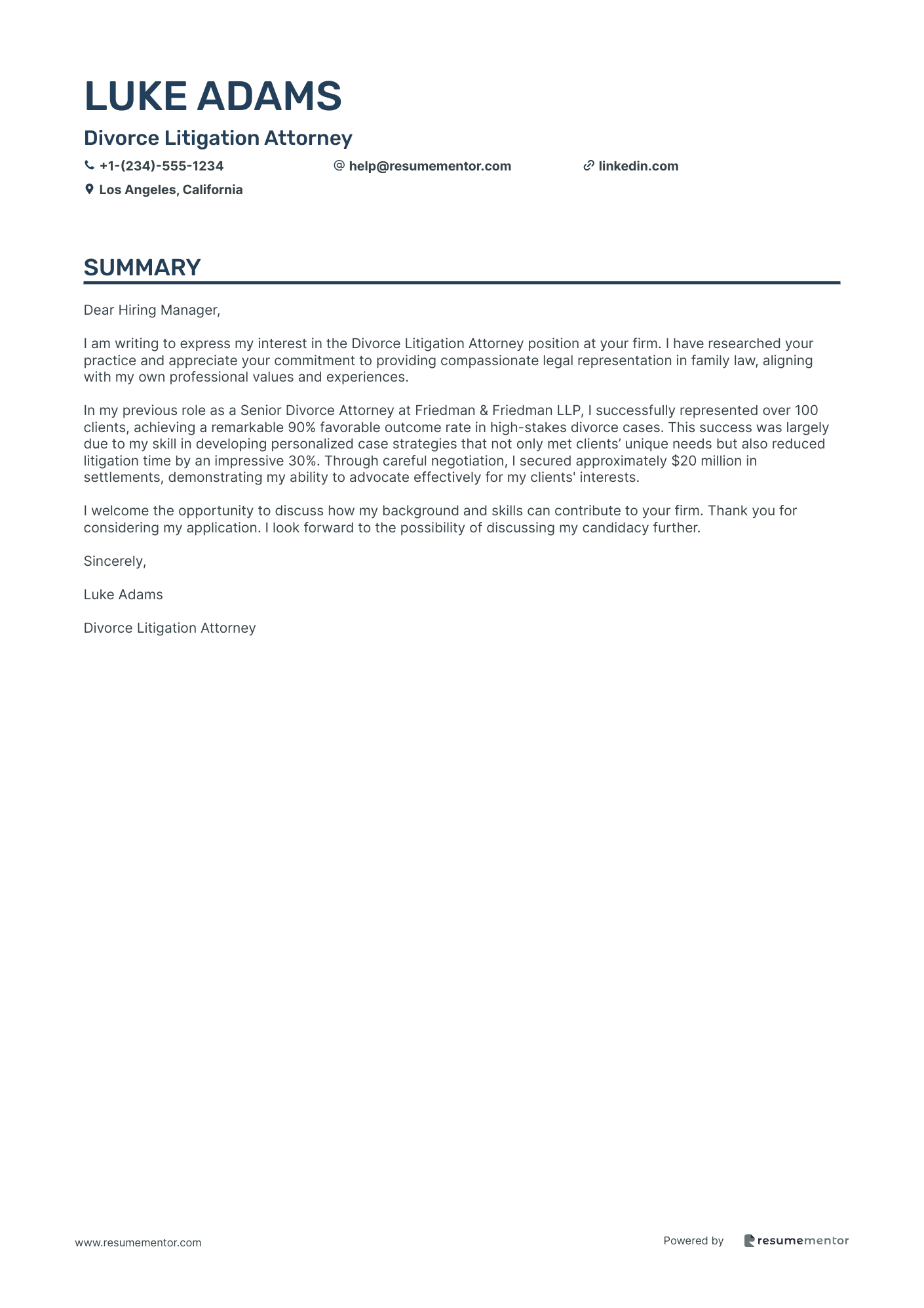Divorce Litigation Attorney