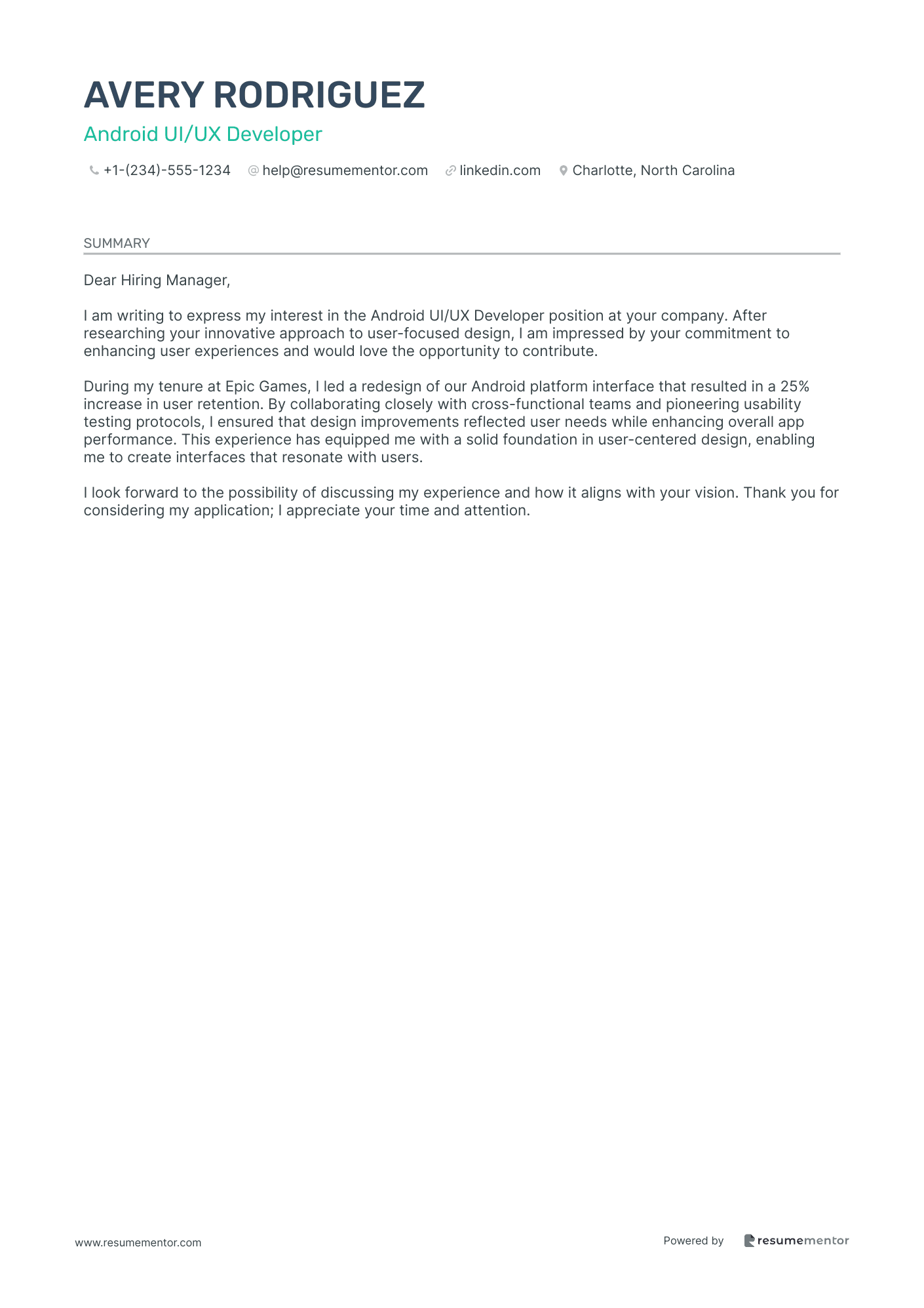 Android UI/UX Developer