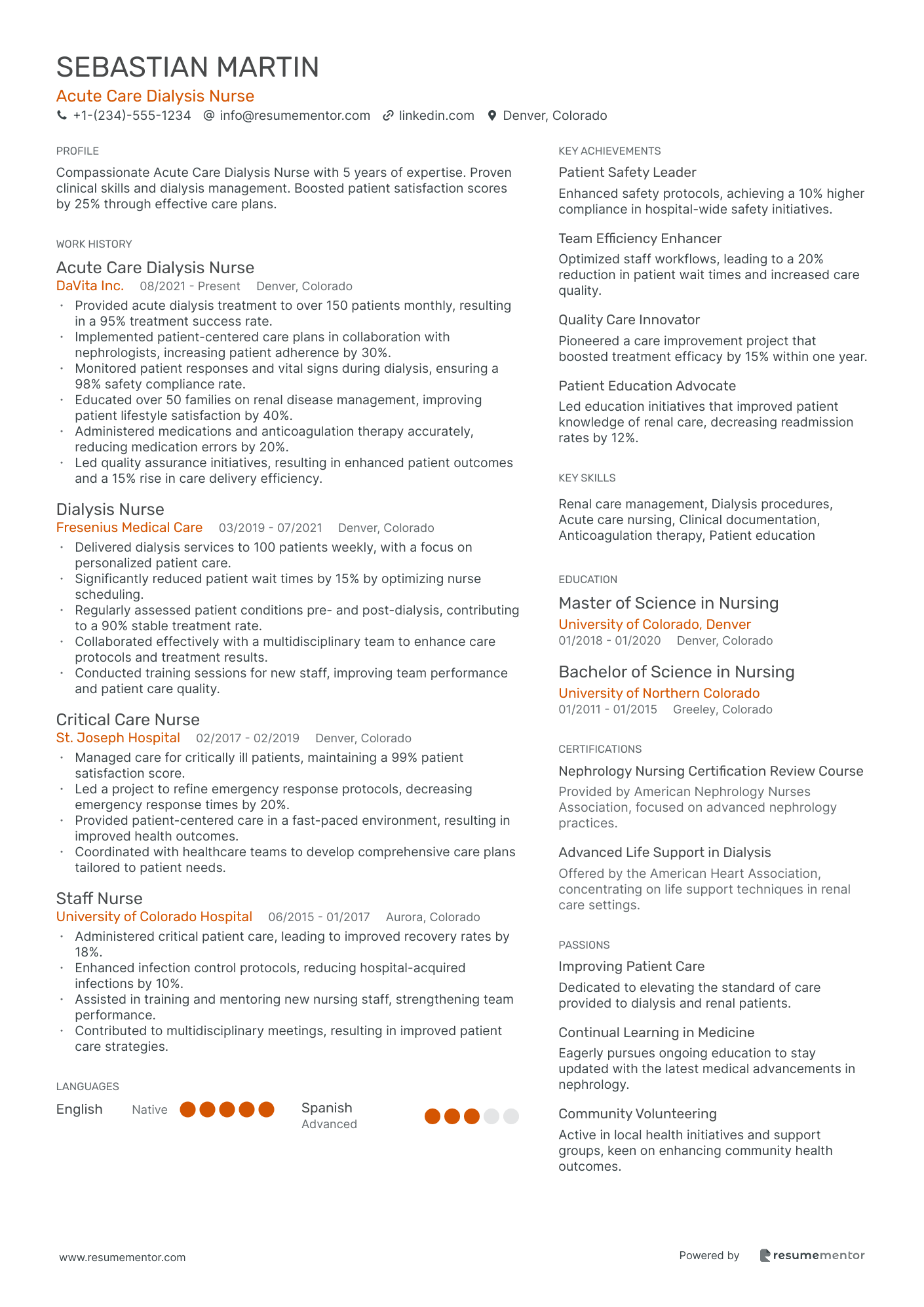 Acute Care Dialysis Nurse