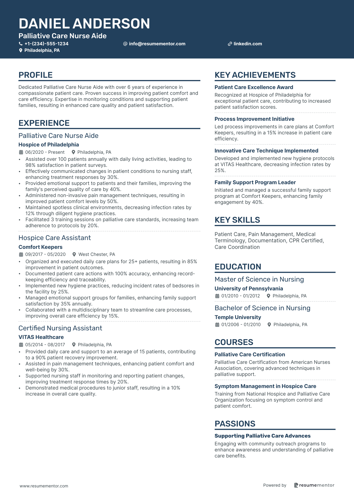 Palliative Care Nurse Aide