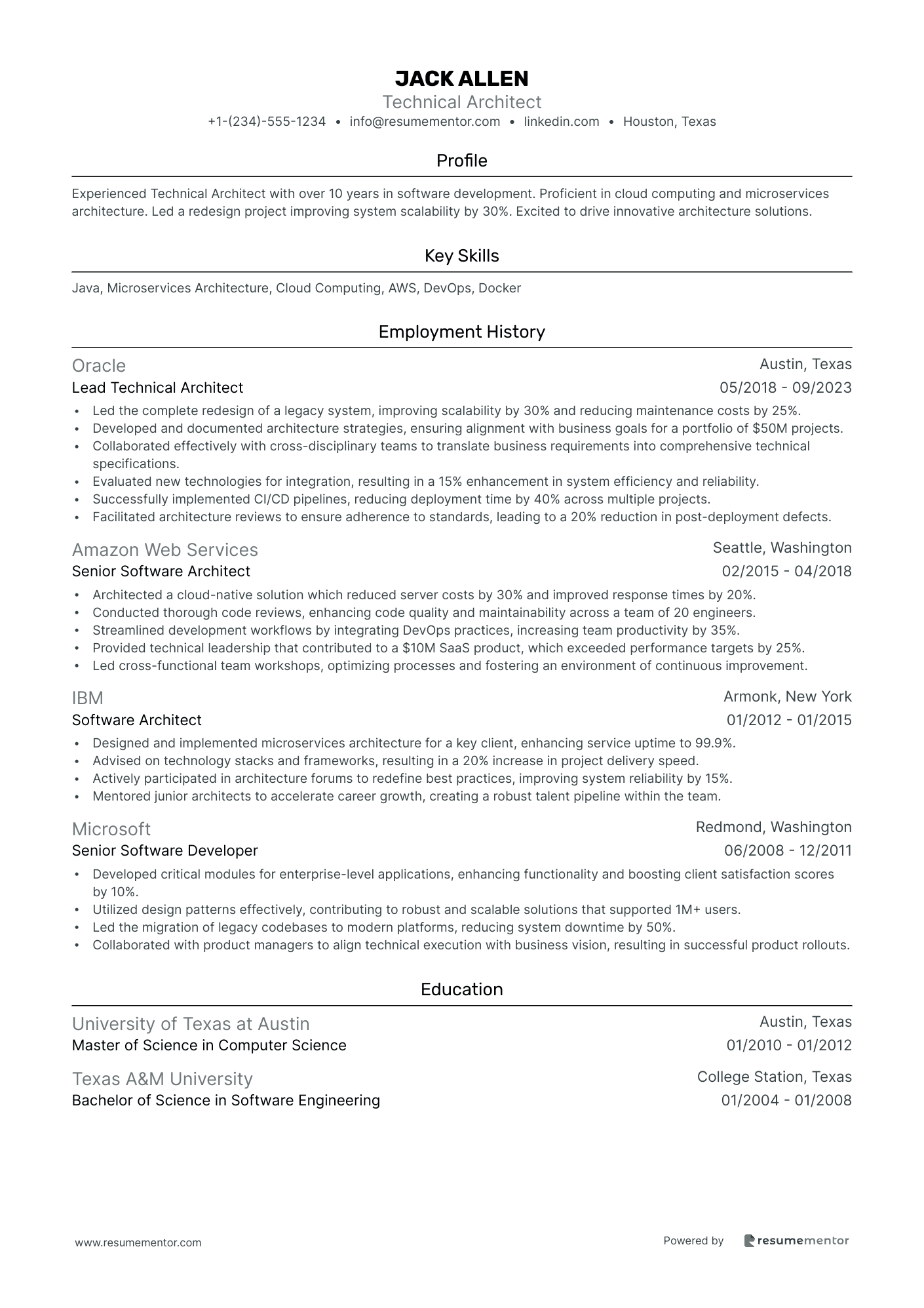 Technical Architect