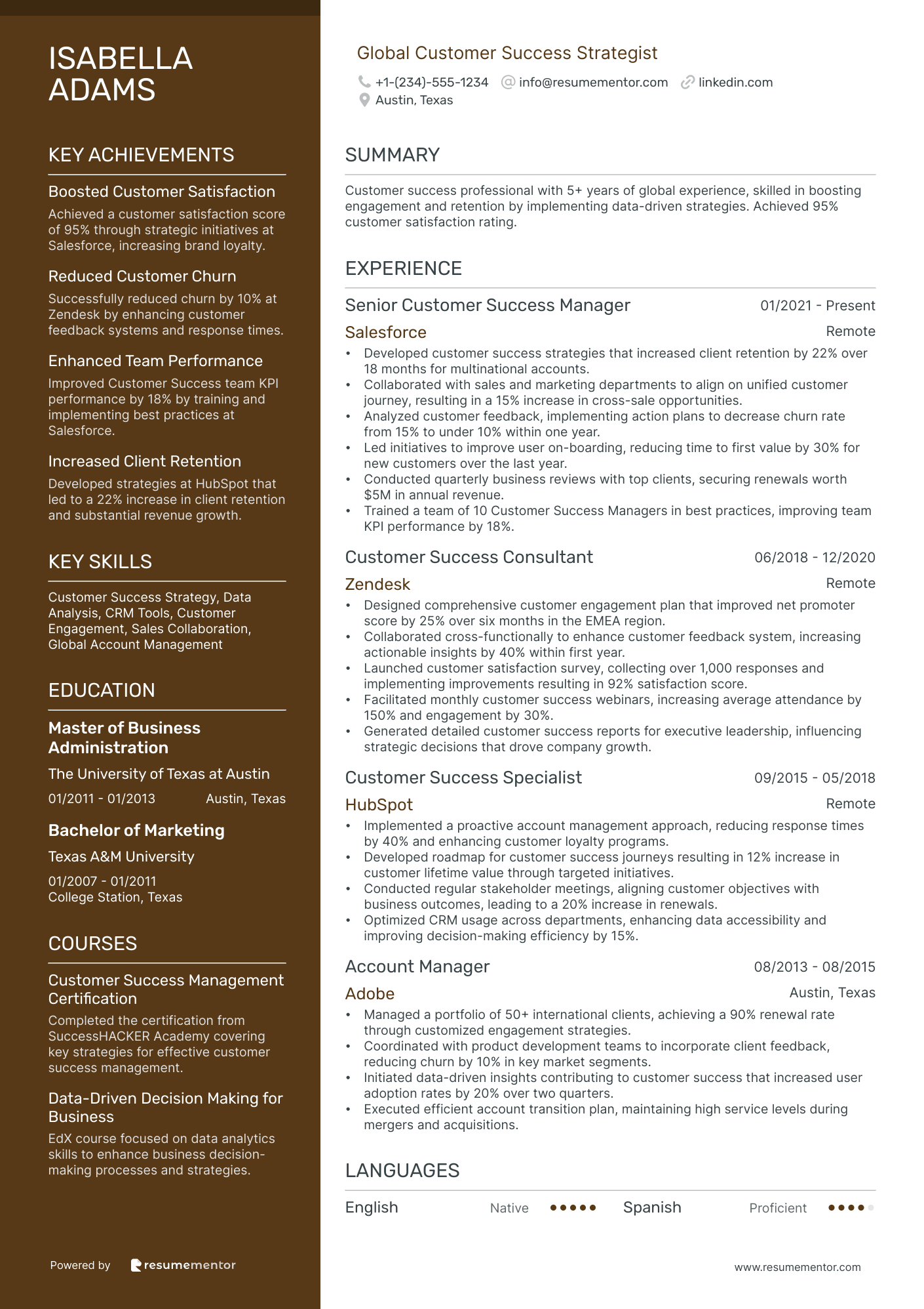 Global Customer Success Strategist