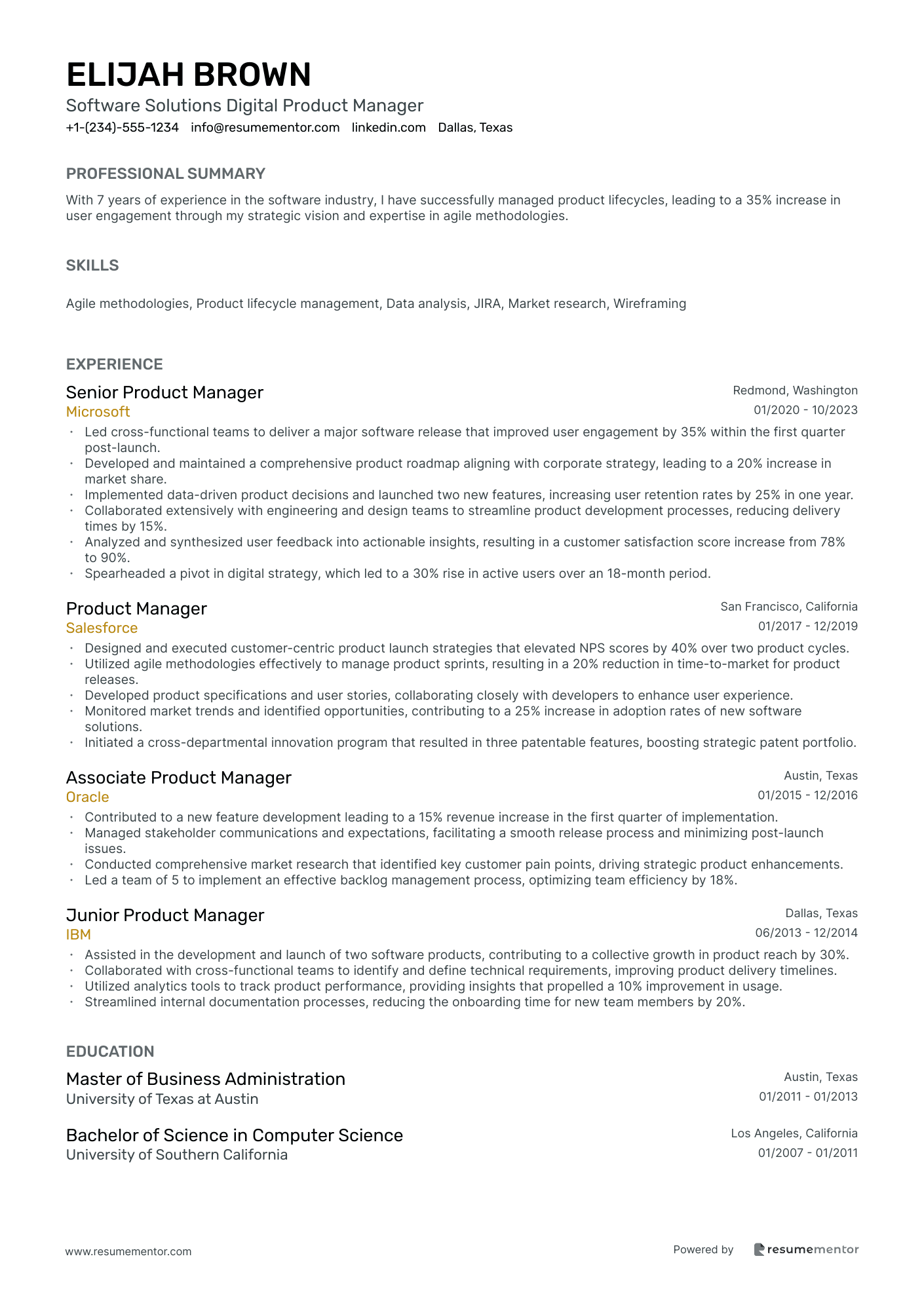 Software Solutions Digital Product Manager