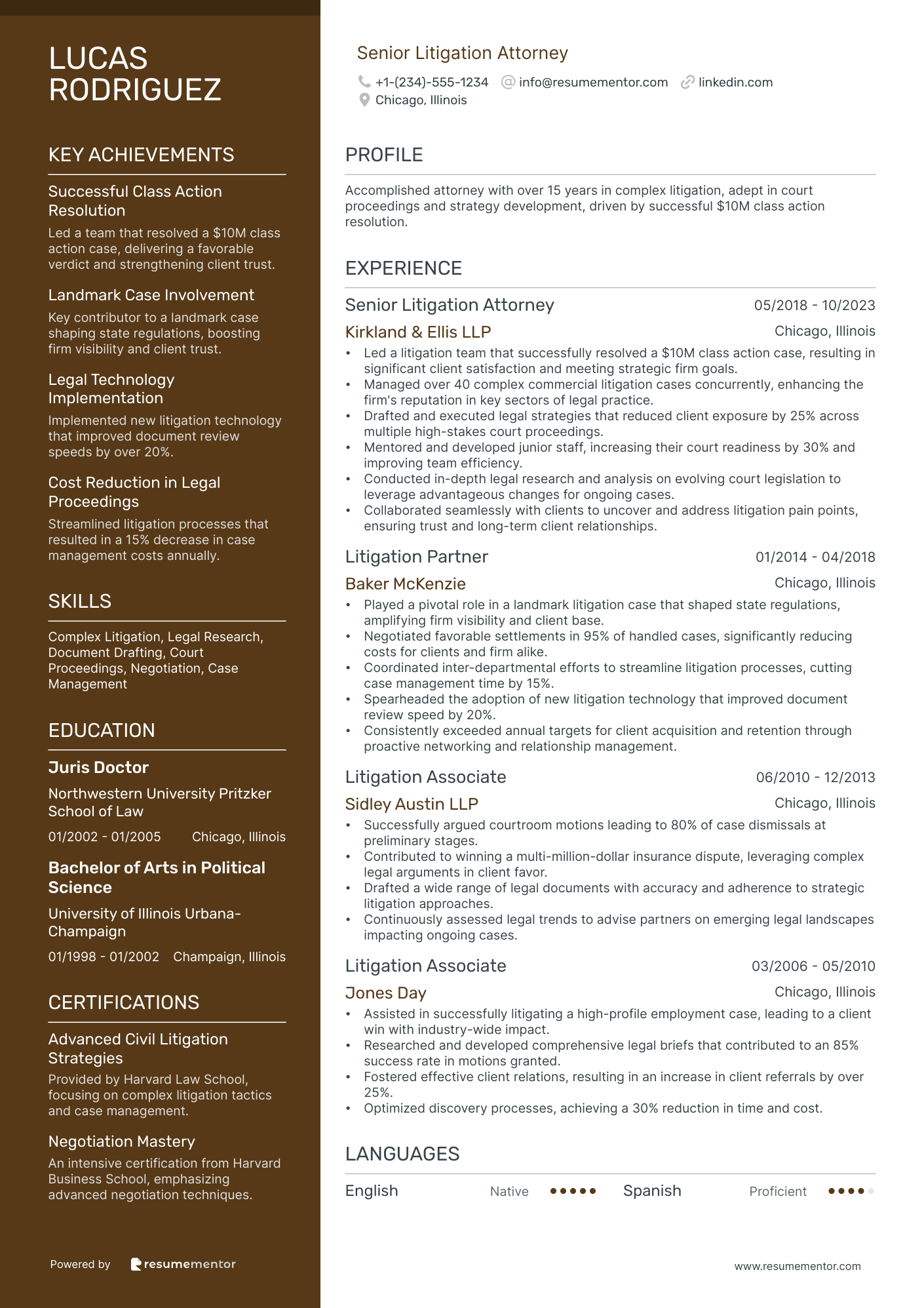 Senior Litigation Attorney