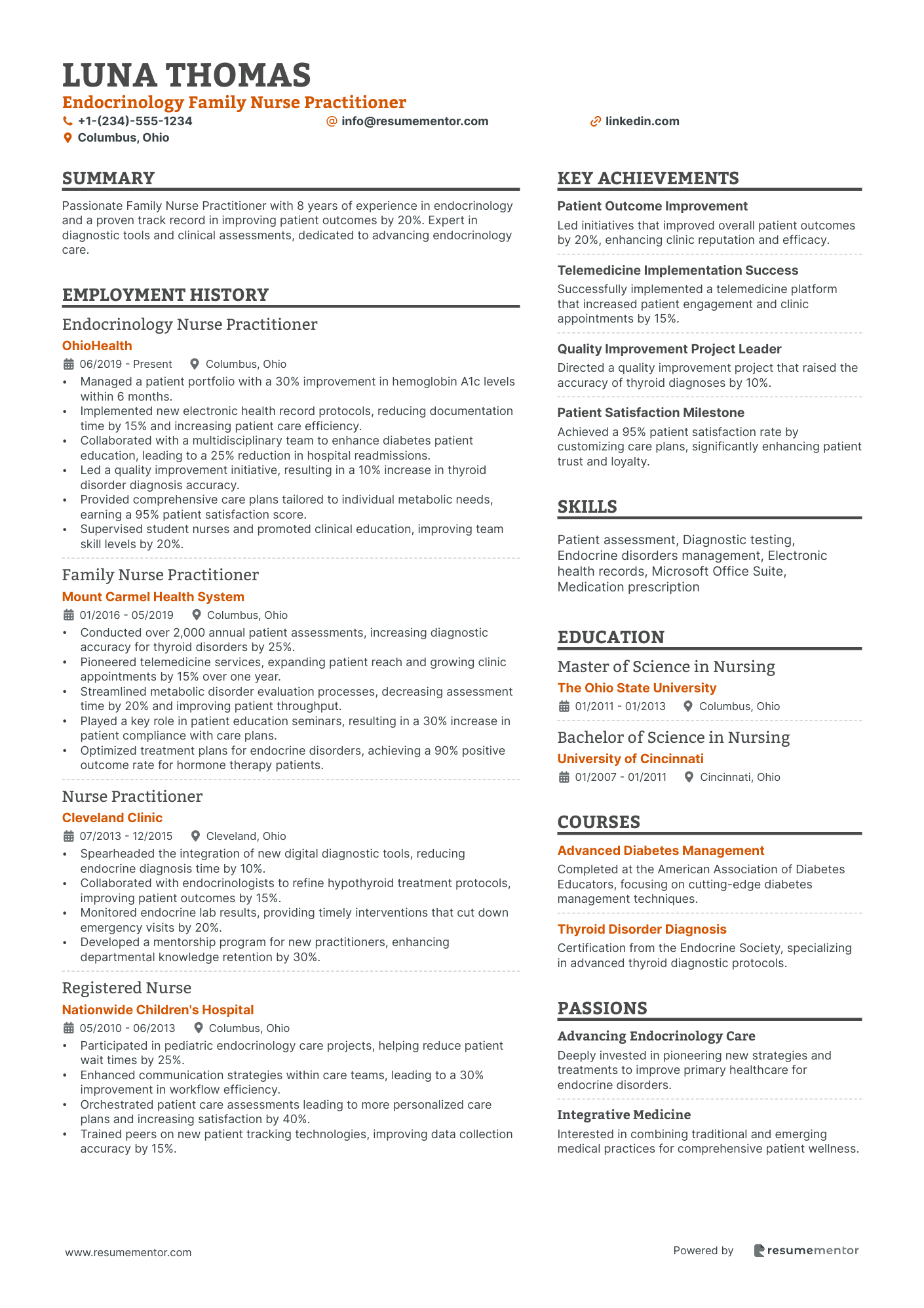 Endocrinology Family Nurse Practitioner