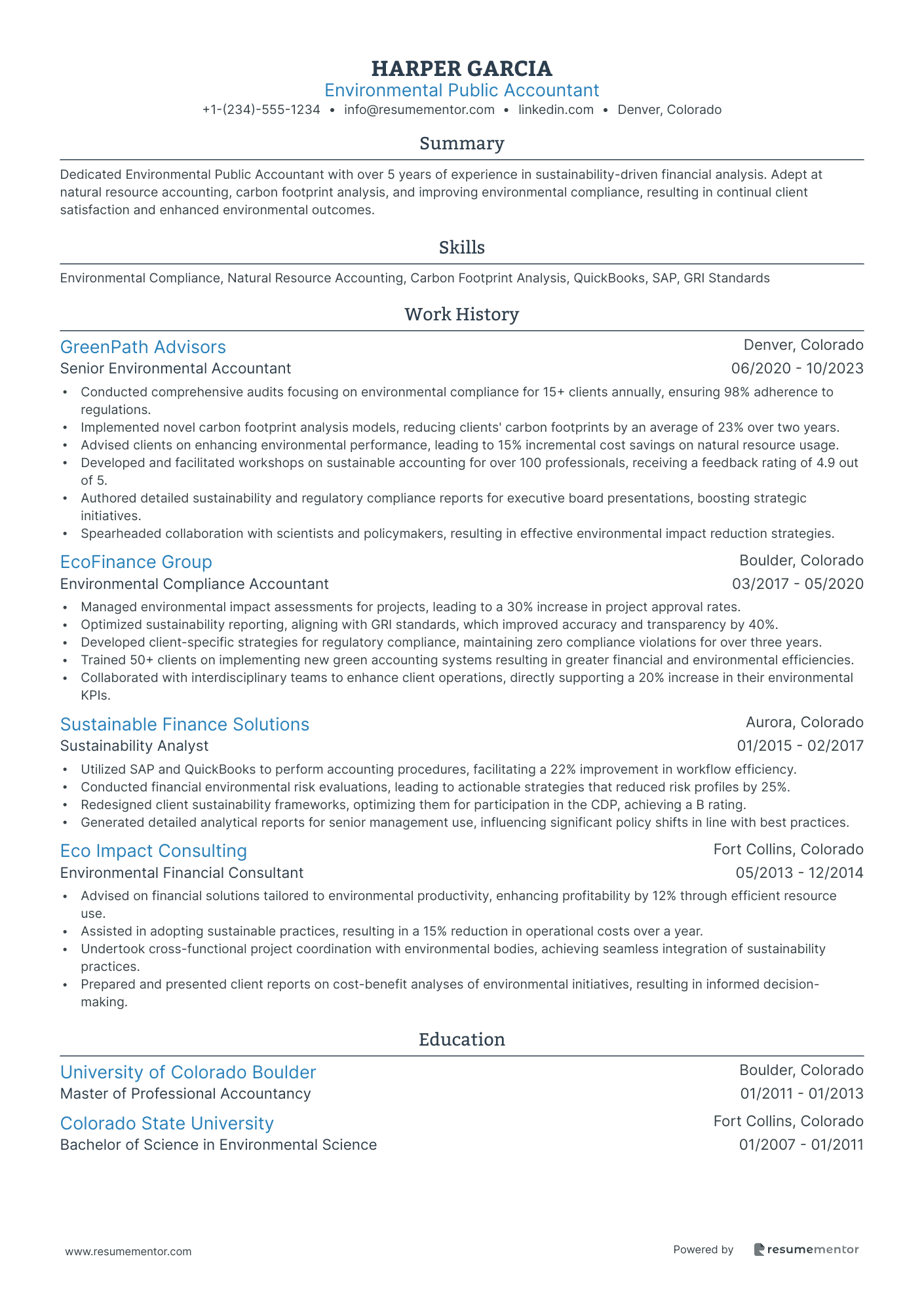 Environmental Public Accountant