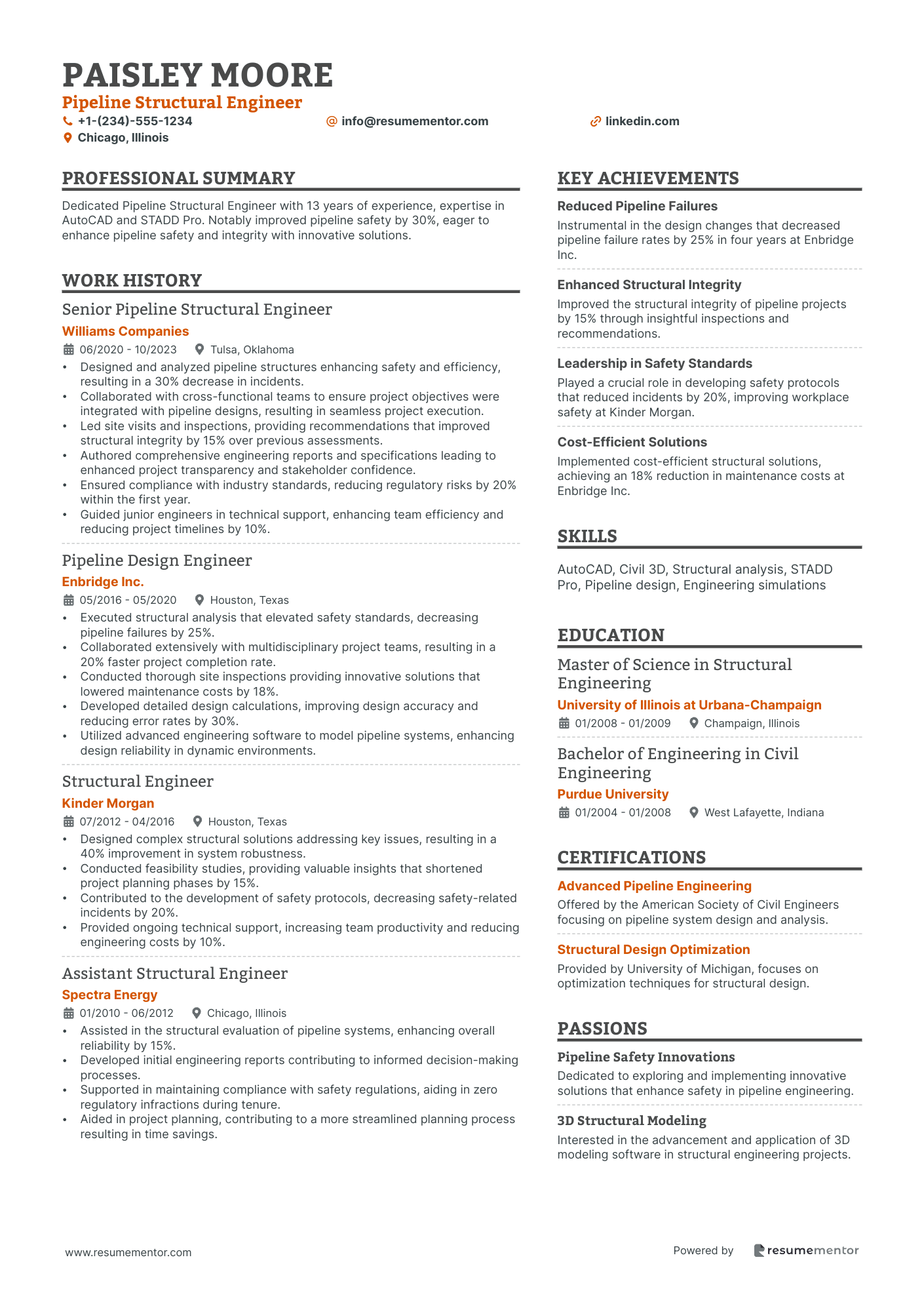 Pipeline Structural Engineer