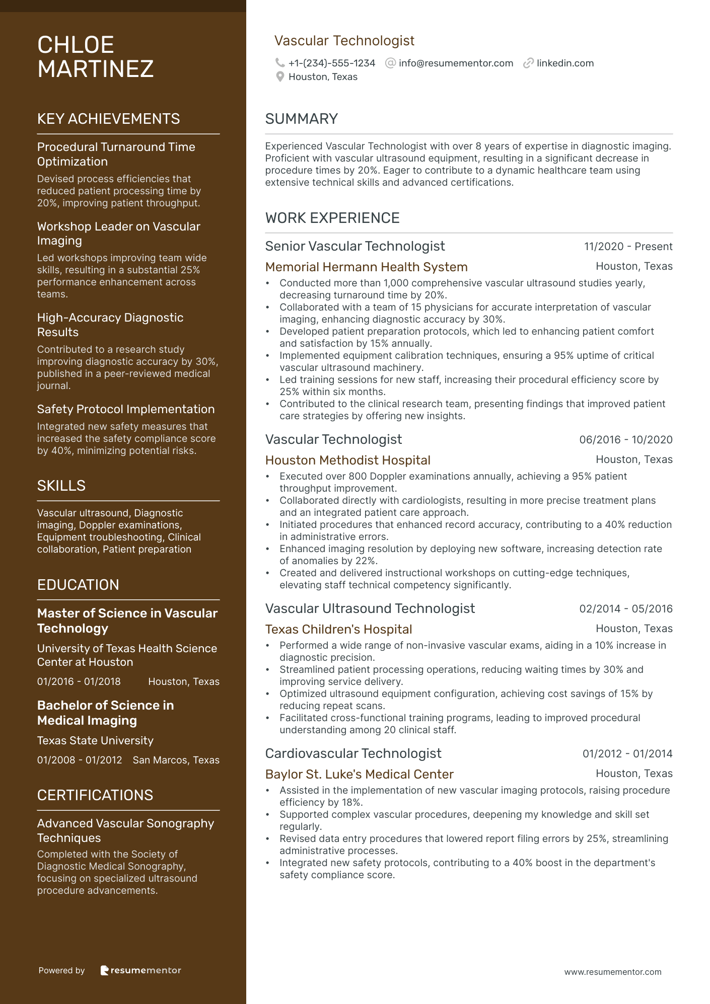 Vascular Technologist