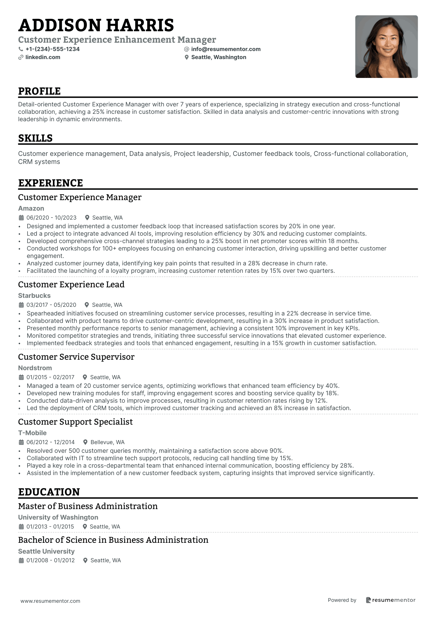 Customer Experience Enhancement Manager