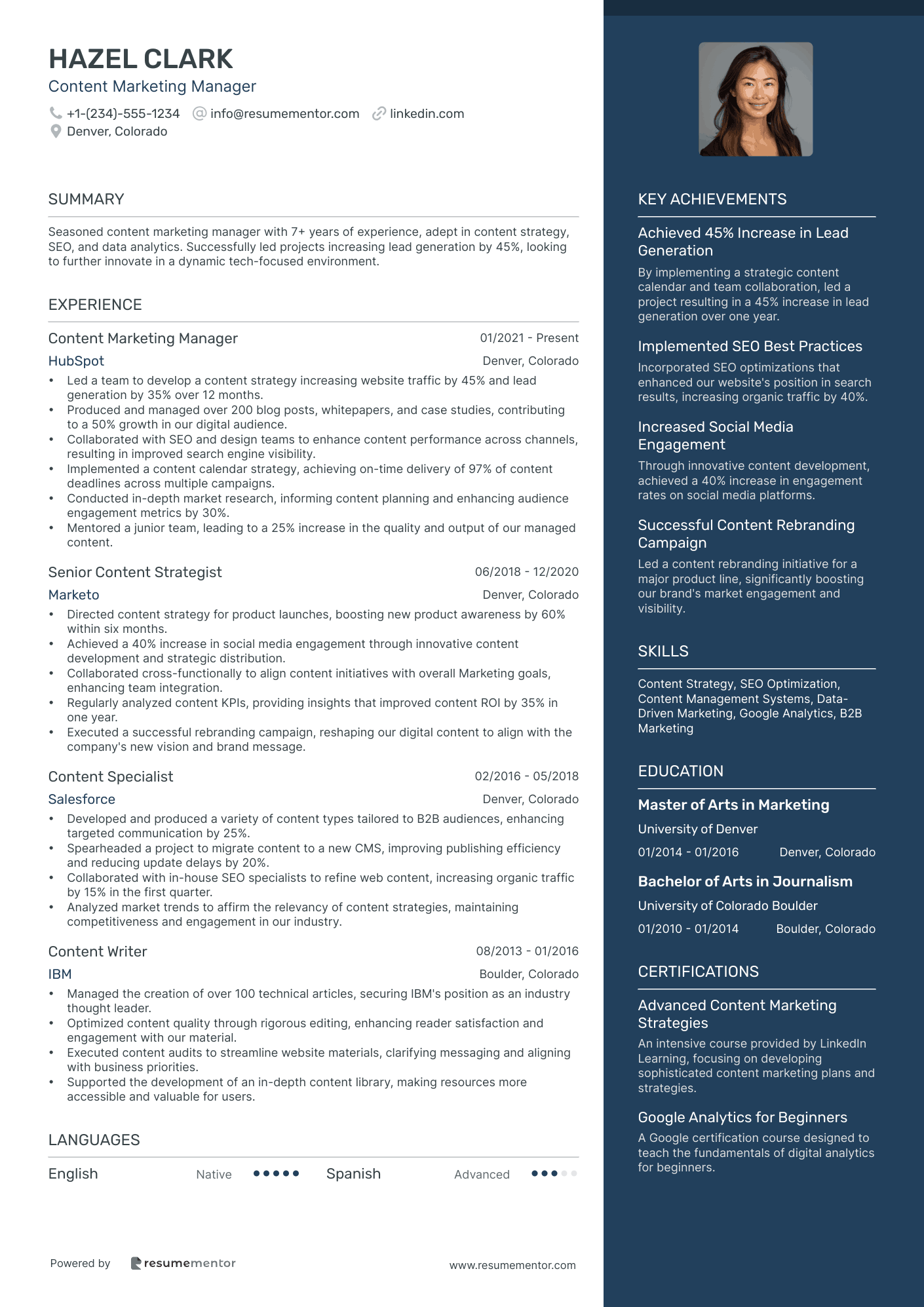 Content Marketing Manager