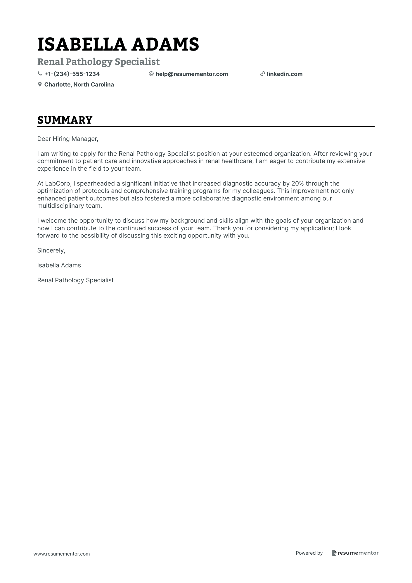 Renal Pathology Specialist