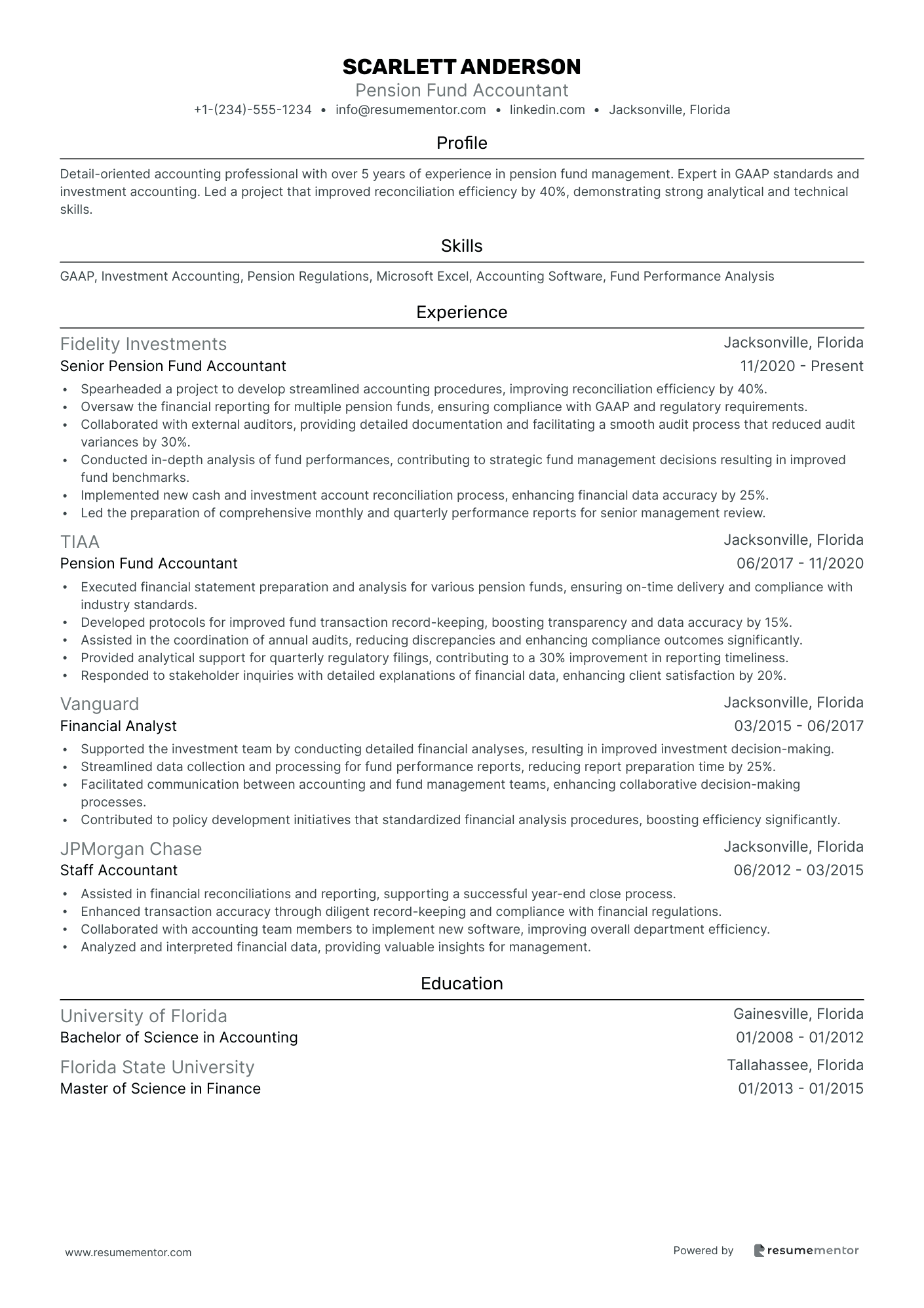 Pension Fund Accountant