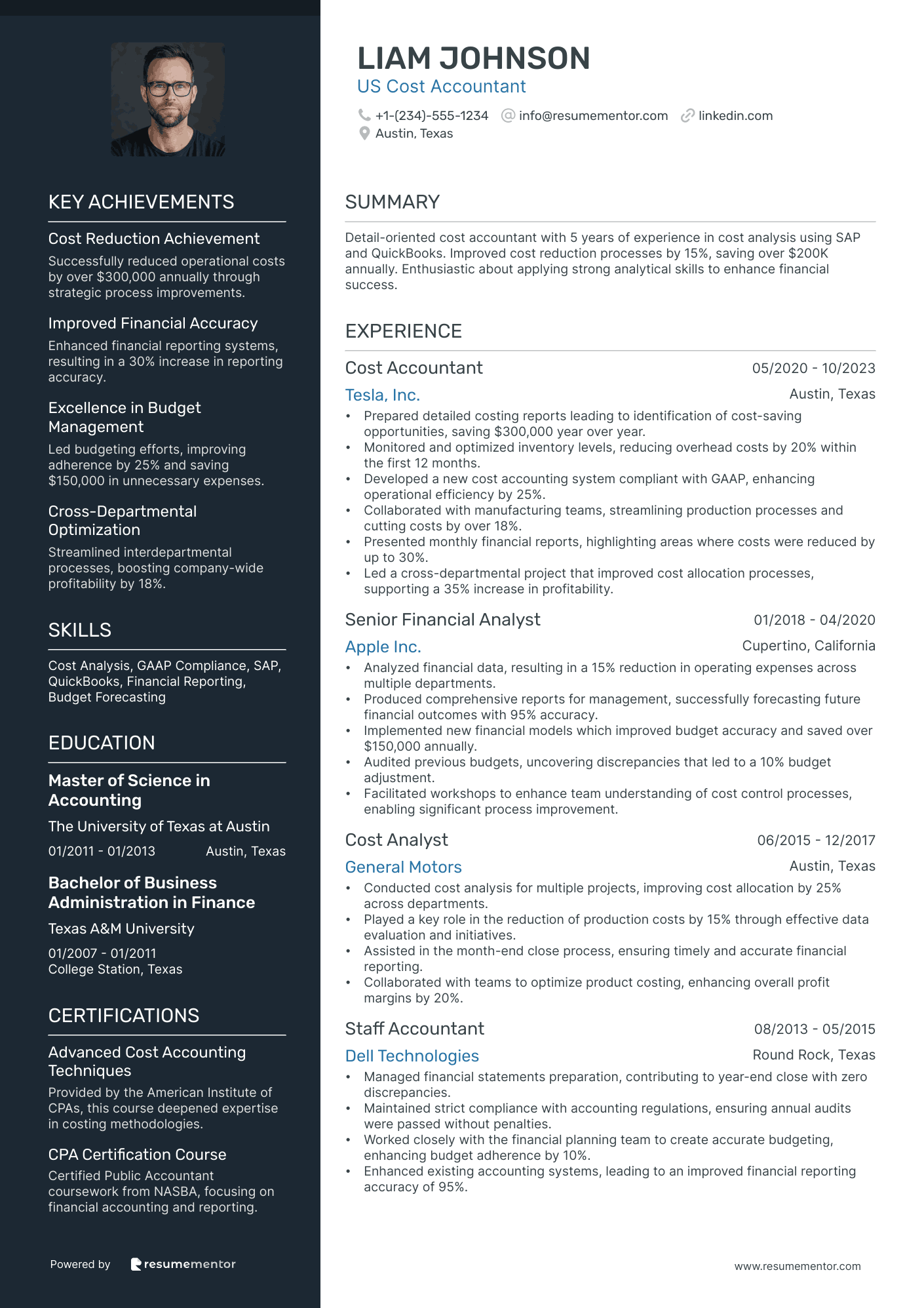 US Cost Accountant