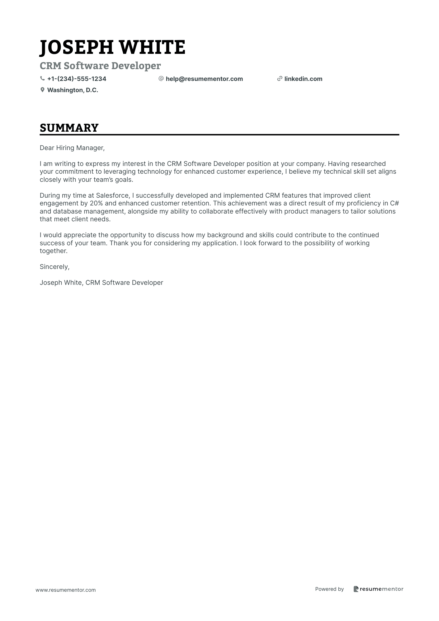 CRM Software Developer