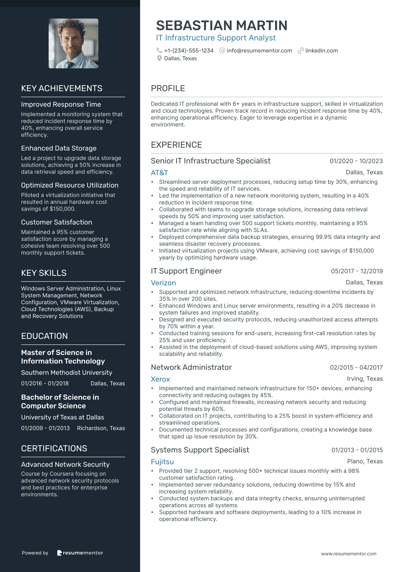IT Infrastructure Support Analyst