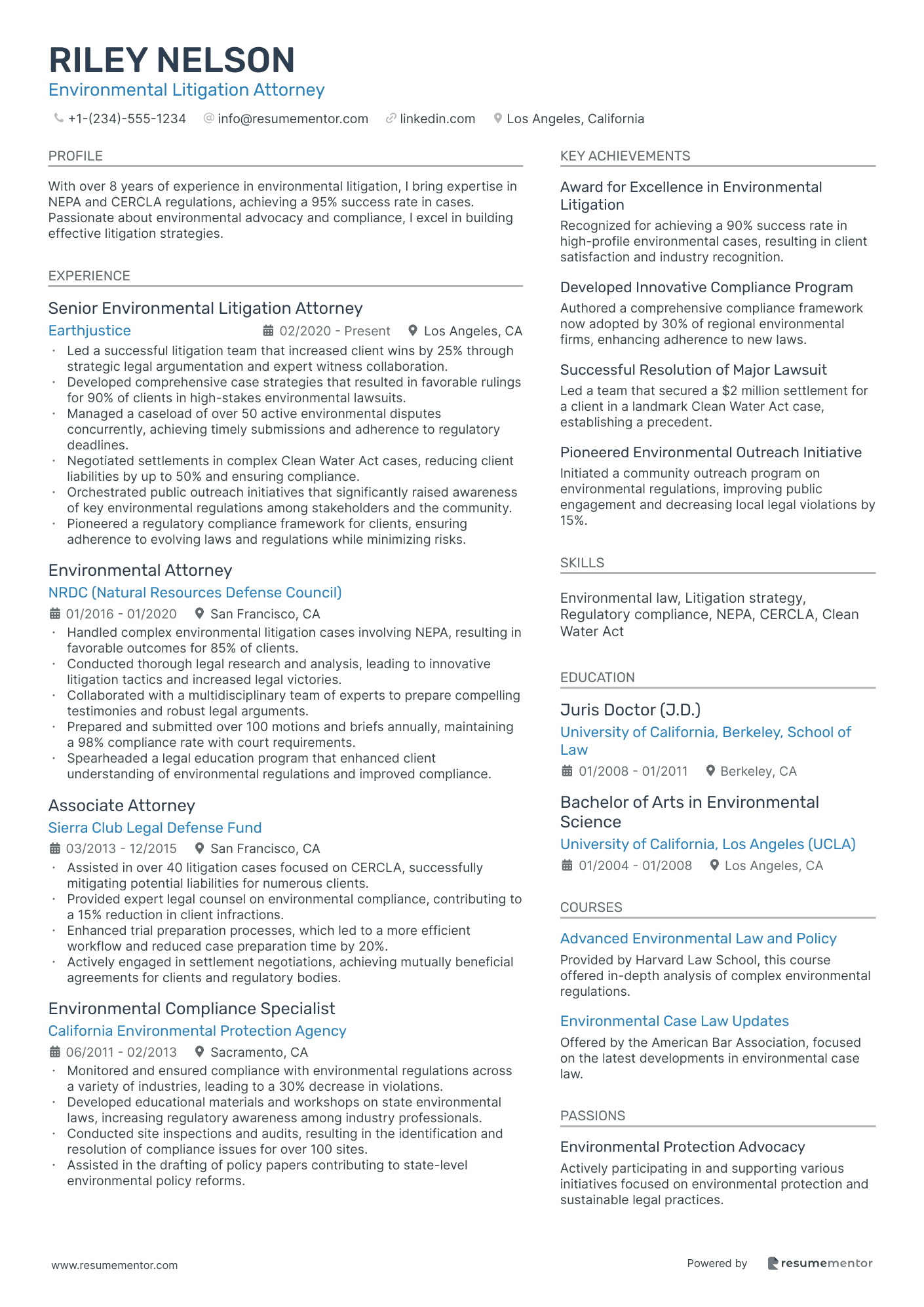 Environmental Litigation Attorney