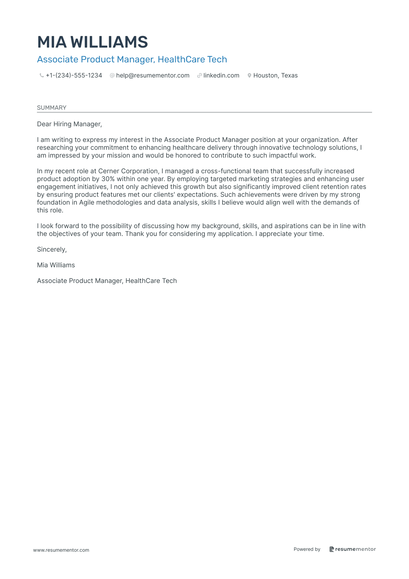 Associate Product Manager, HealthCare Tech