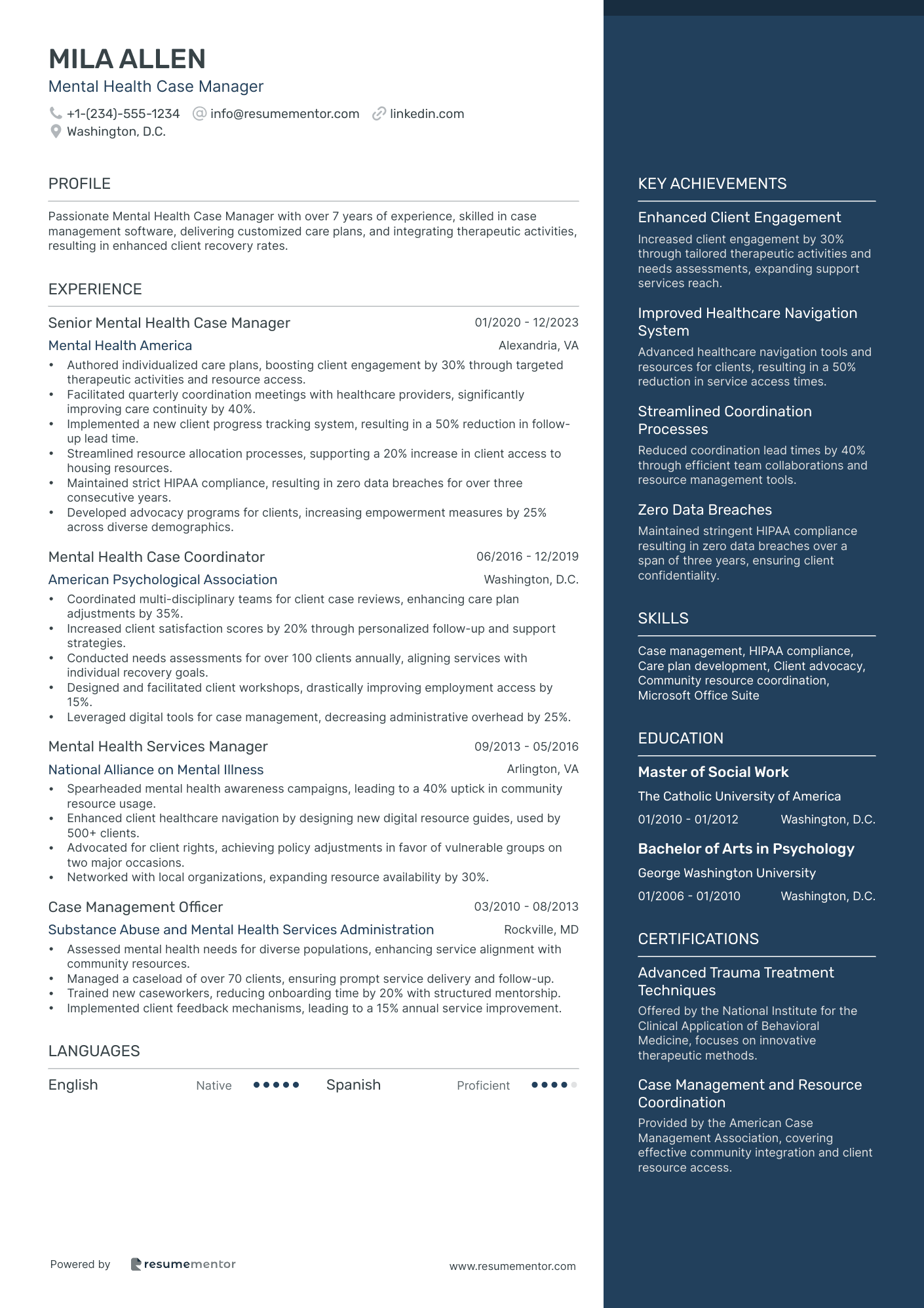 Mental Health Case Manager