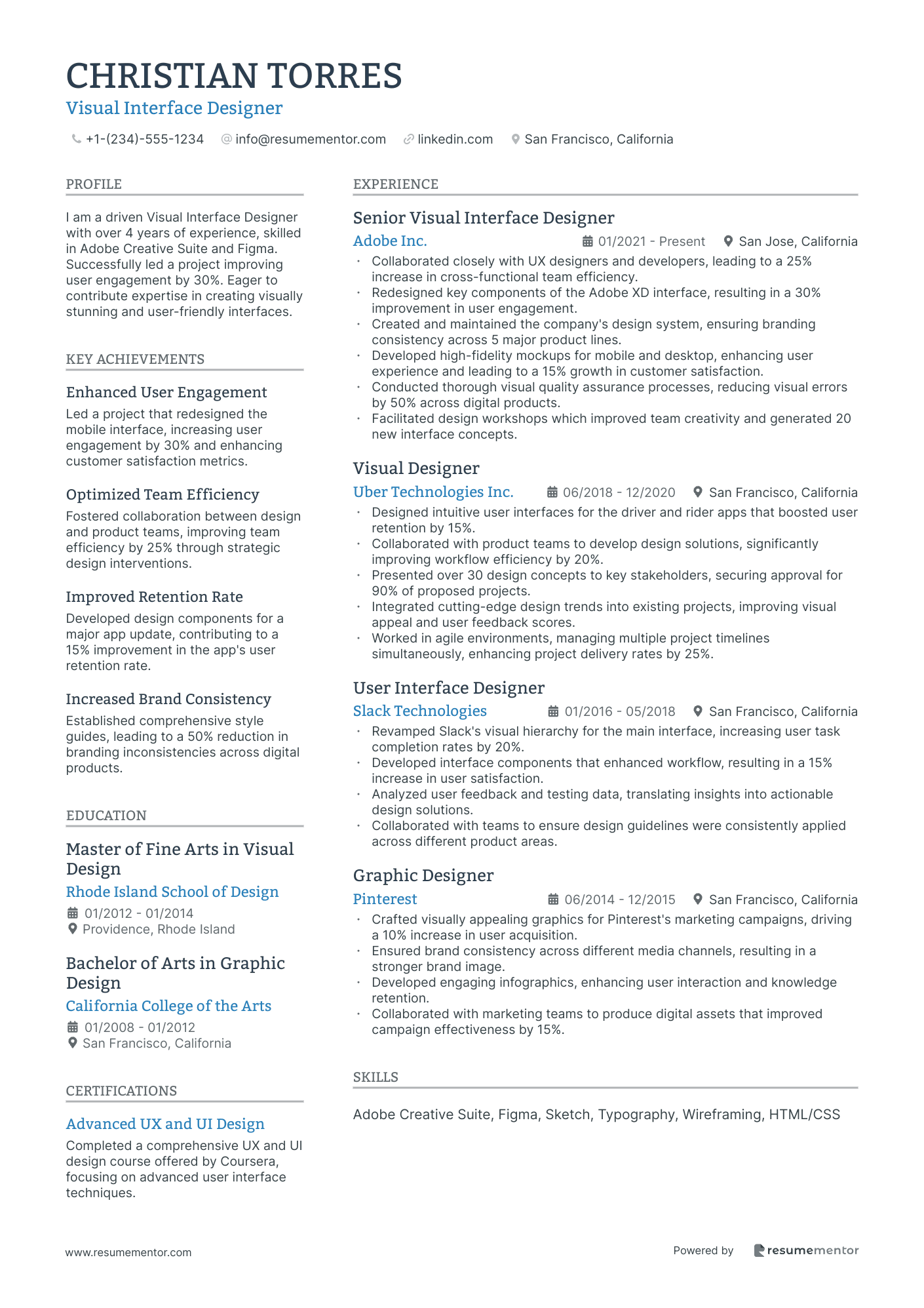 Visual Interface Designer